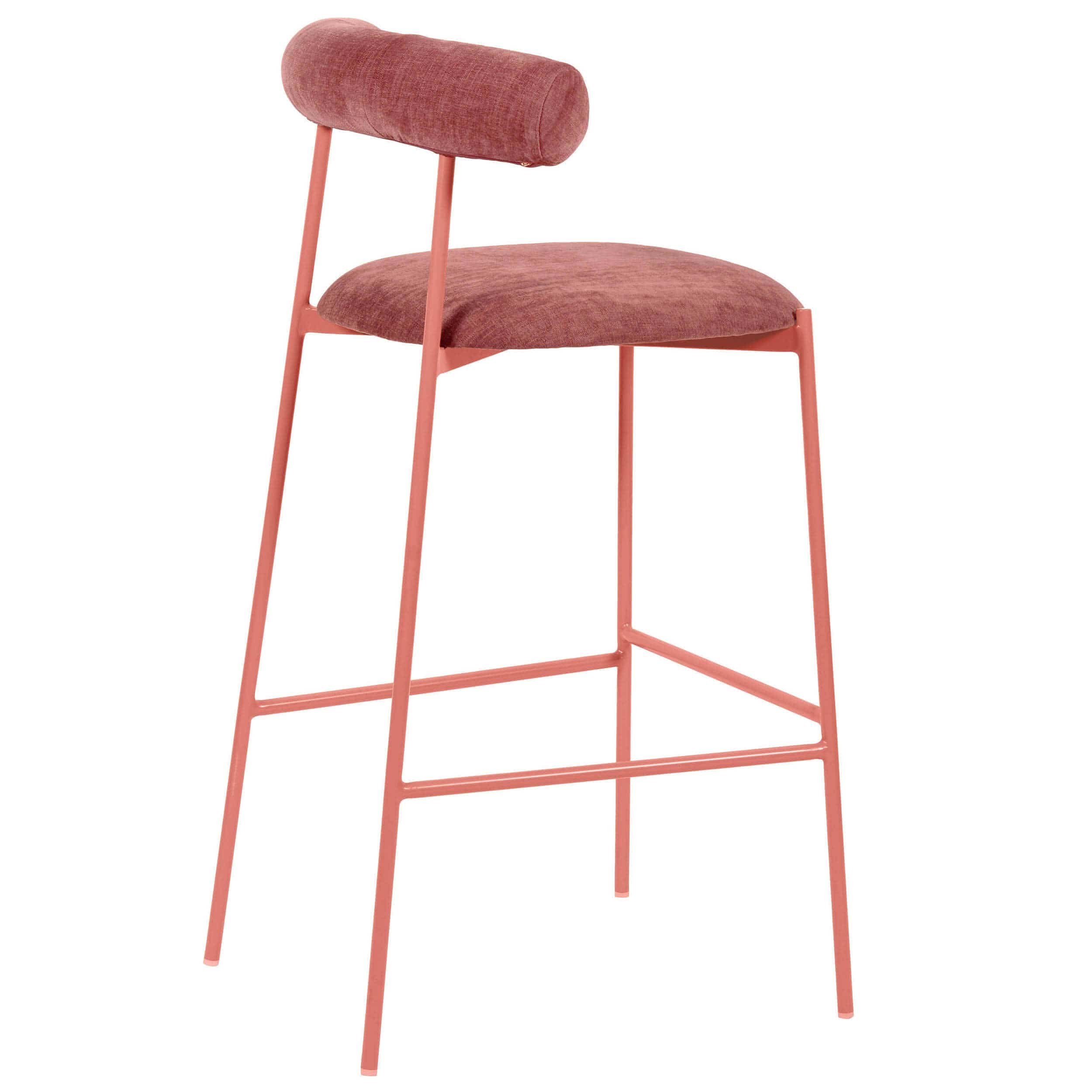 Liliana Bar & Counter Stool, Mauve - Image 3
