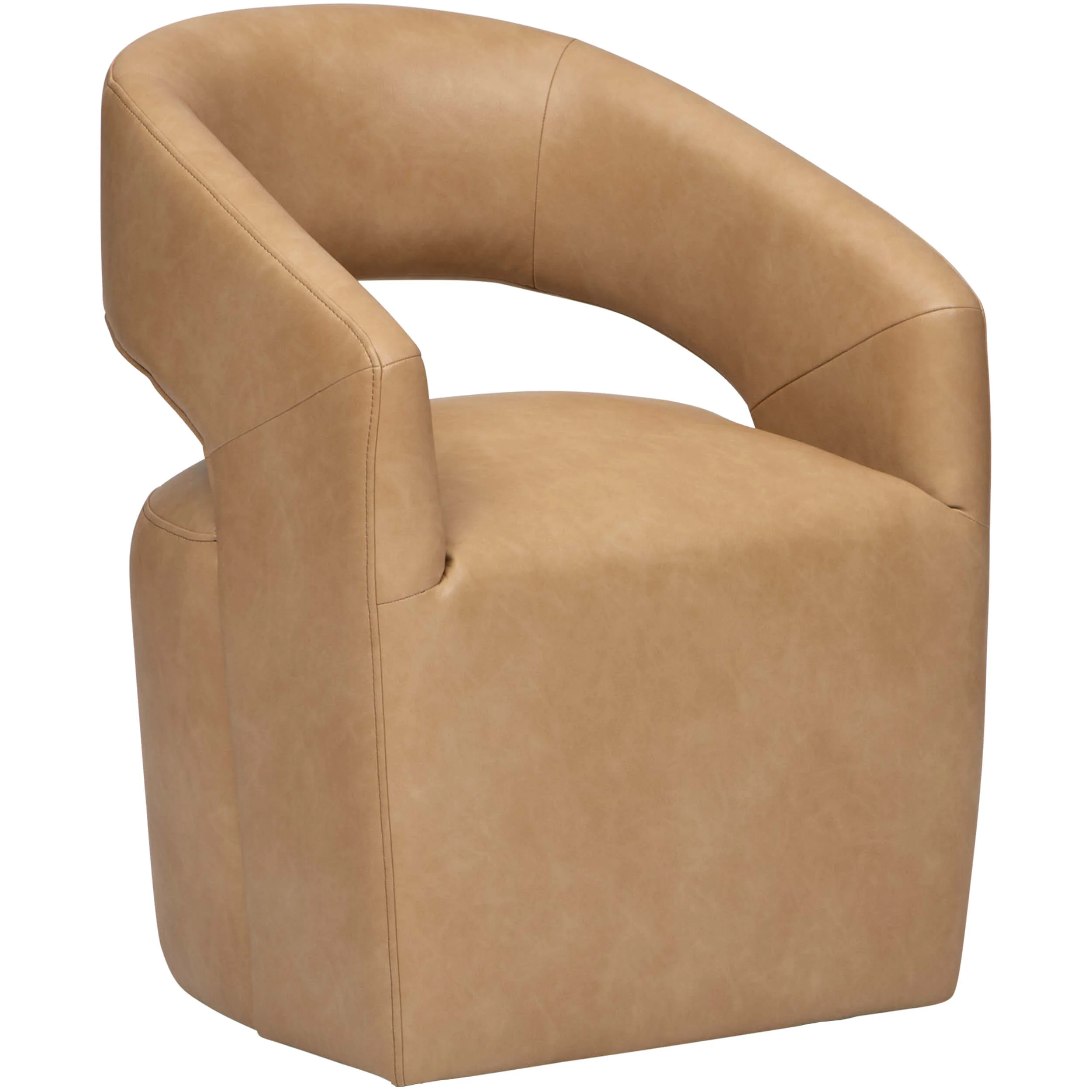 Lilith Gliding Dining Chair, Copley Tan, Set of 2