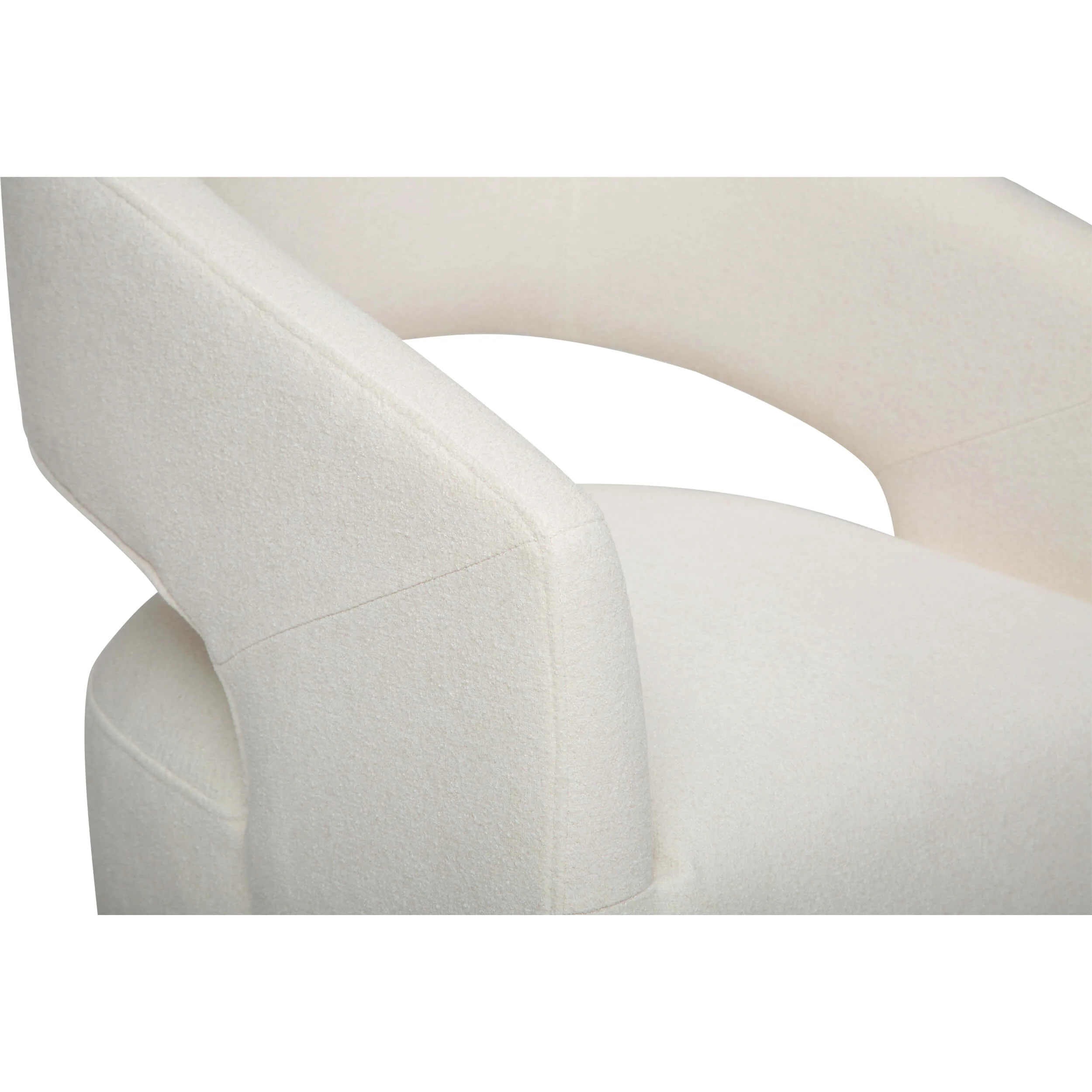 Lilith Gliding Dining Chair, Elite Ivory, Set of 2 - Image 5