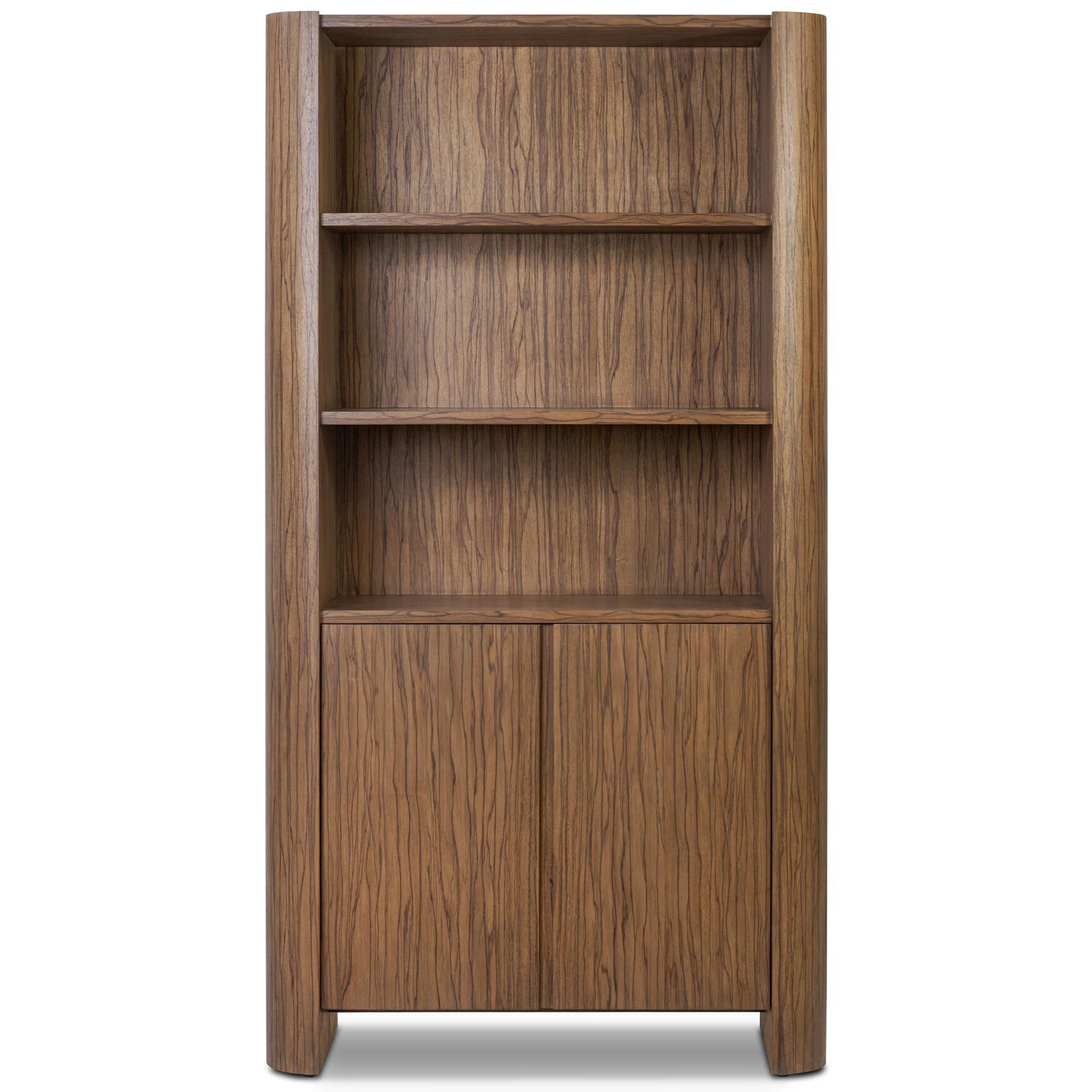 Limba Bookcase, Medium Brown Limba by Four Hands - Image 2