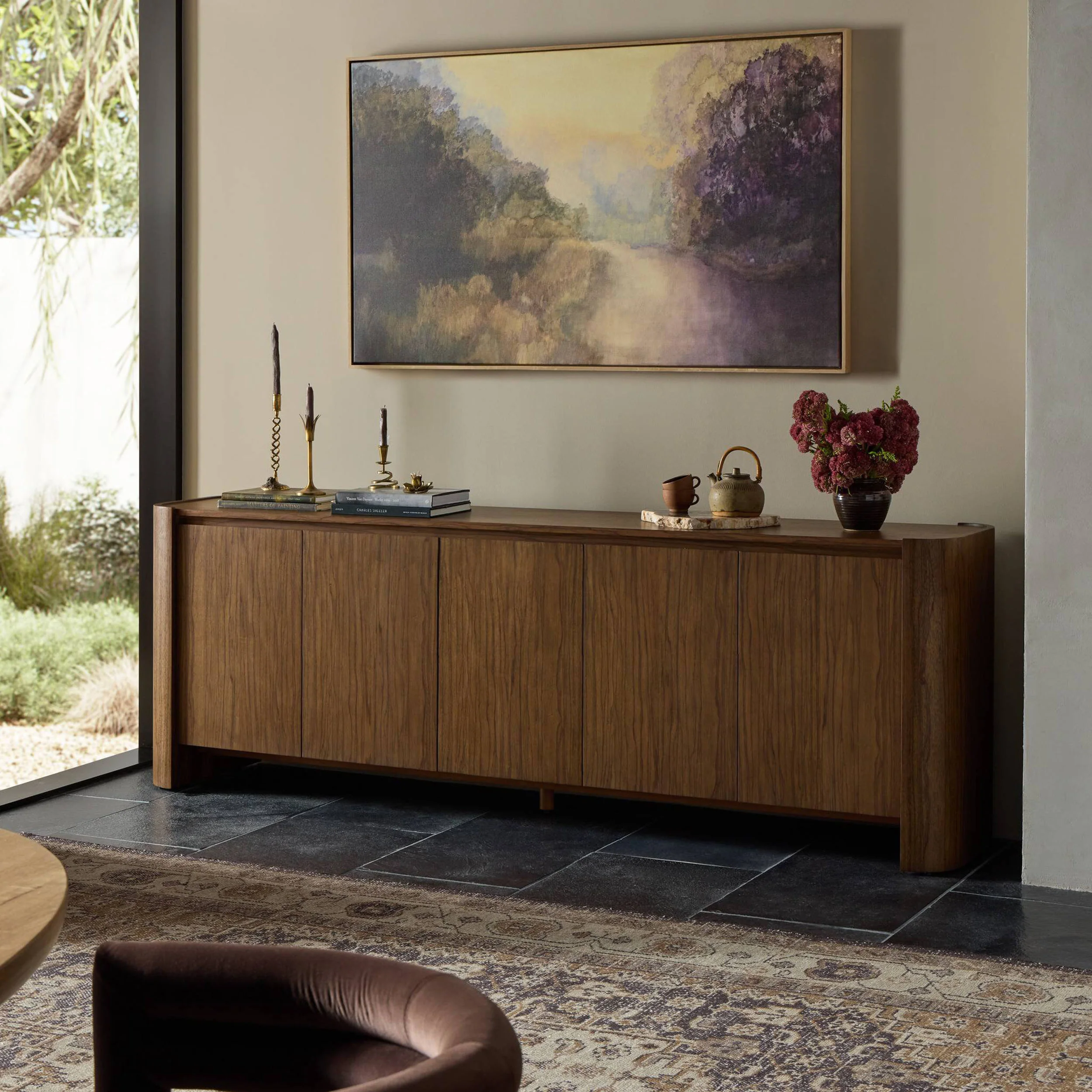 Limba Sideboard, Medium Brown by Four Hands - Image 7