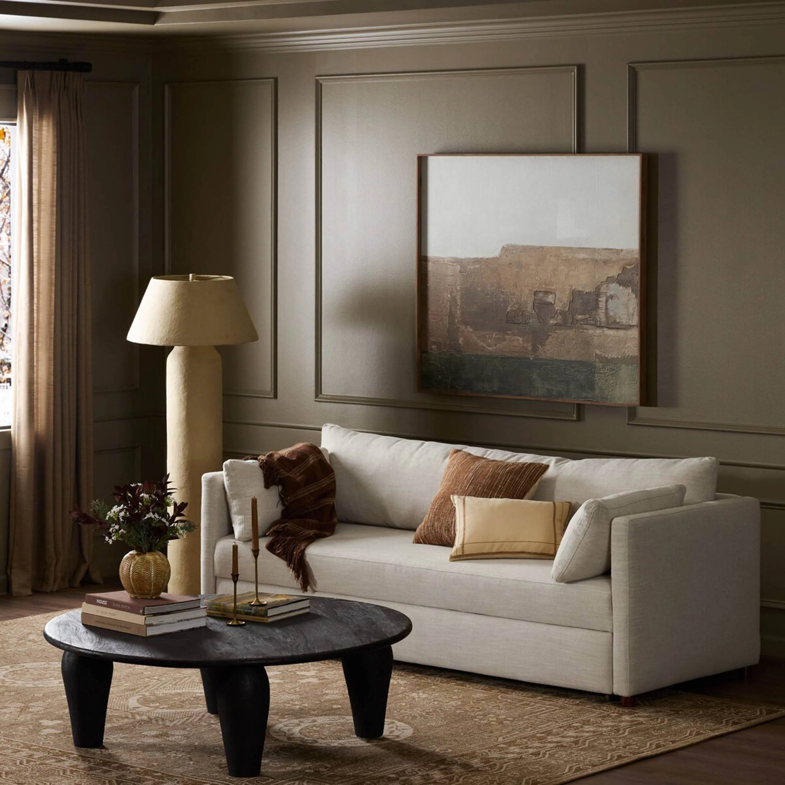 Lincoln Sleeper Sofa, Savoy Parchment by Four Hands - Image 5