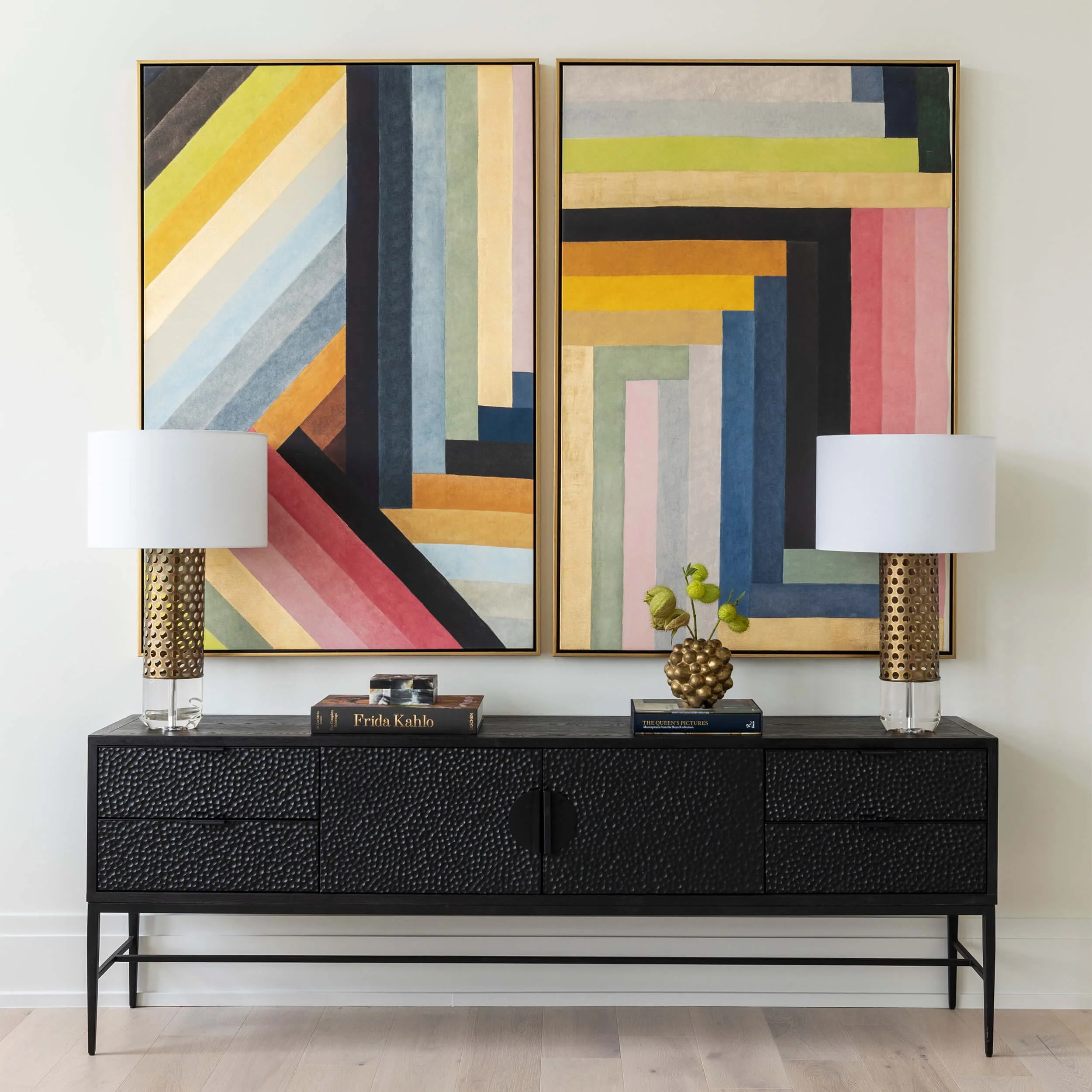 Lines and Hues II Framed - Image 2