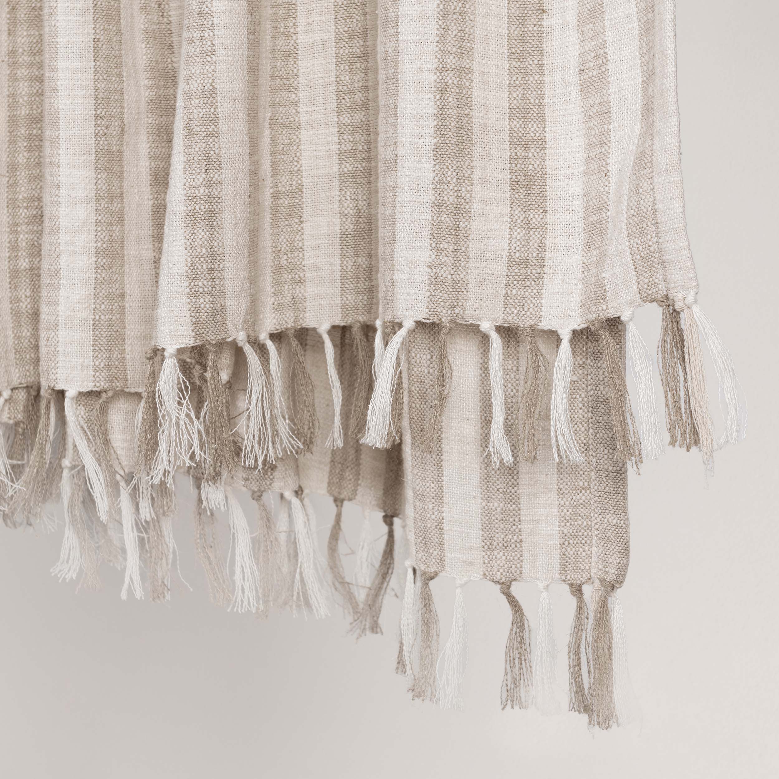 Linna Throw, Ivory/Natural - Image 3