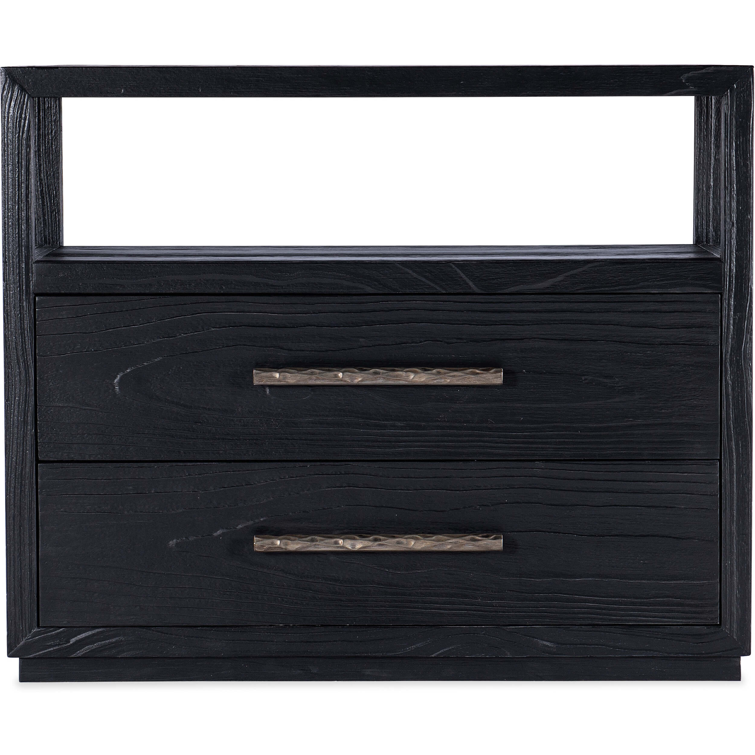 Linville Falls Shou Sugi Ban 2 Drawer Nightstand, Shadow - Image 2