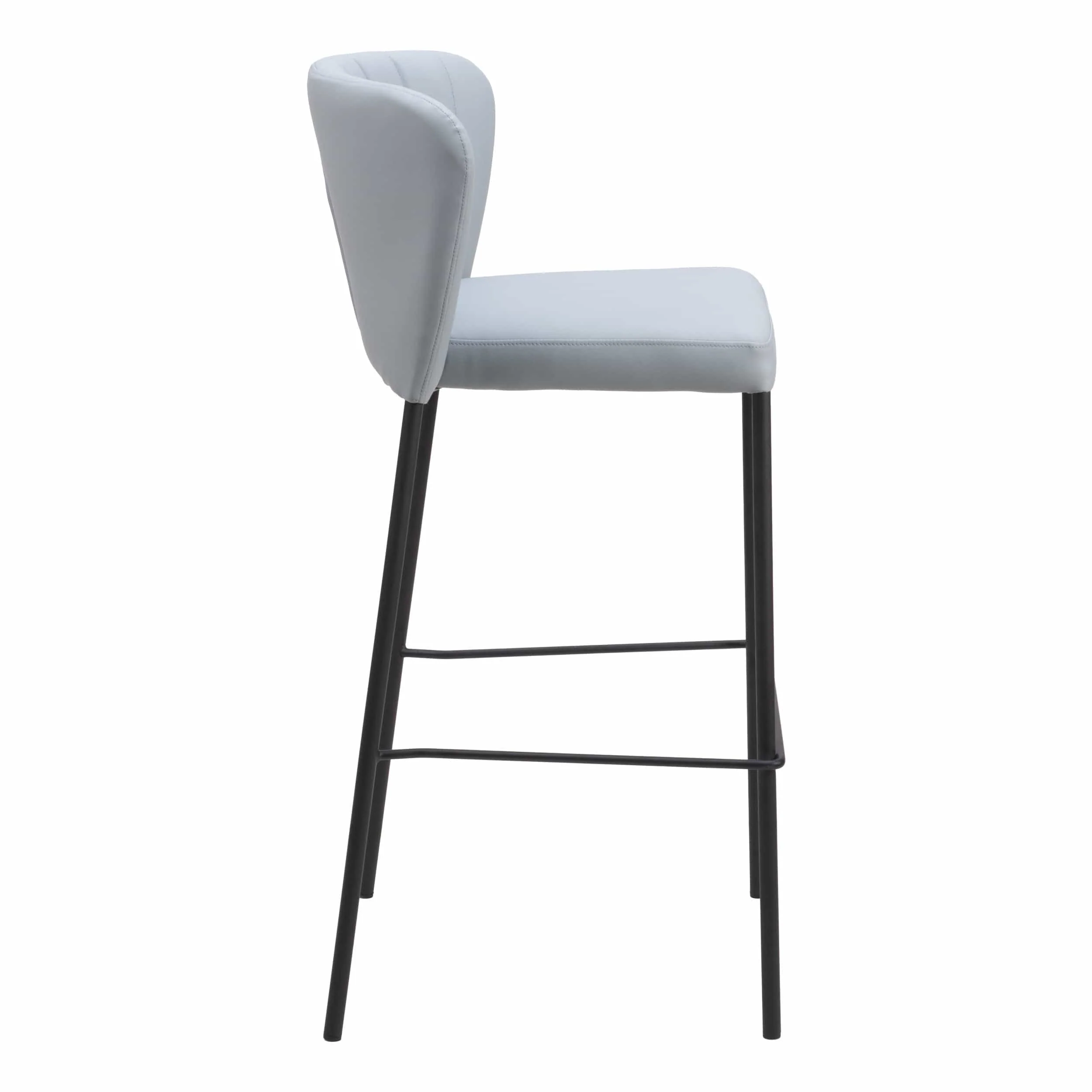 Linz Barstool, Gray, Set of 2 - Image 2