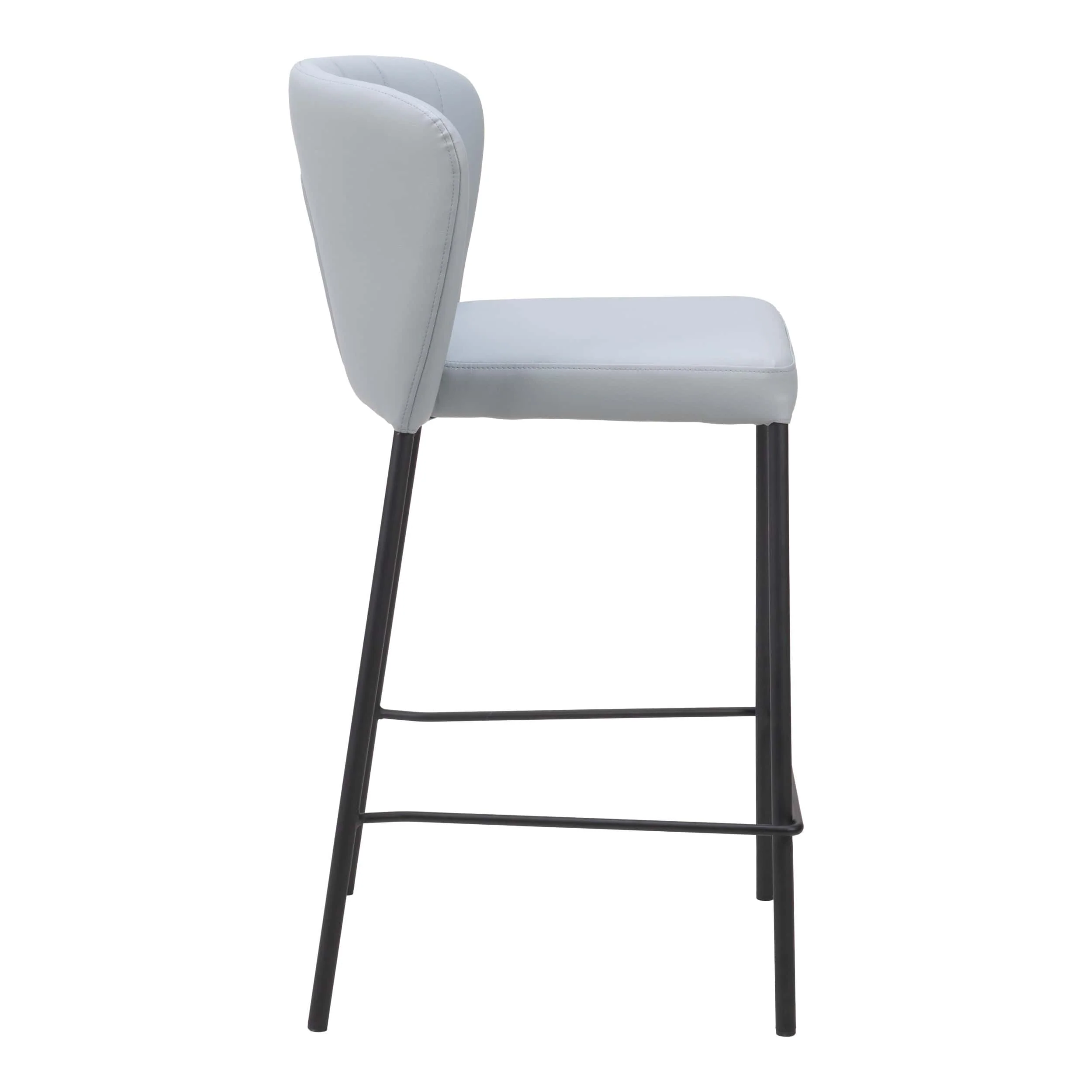 Linz Counter Stool, Gray, Set of 2 - Image 3