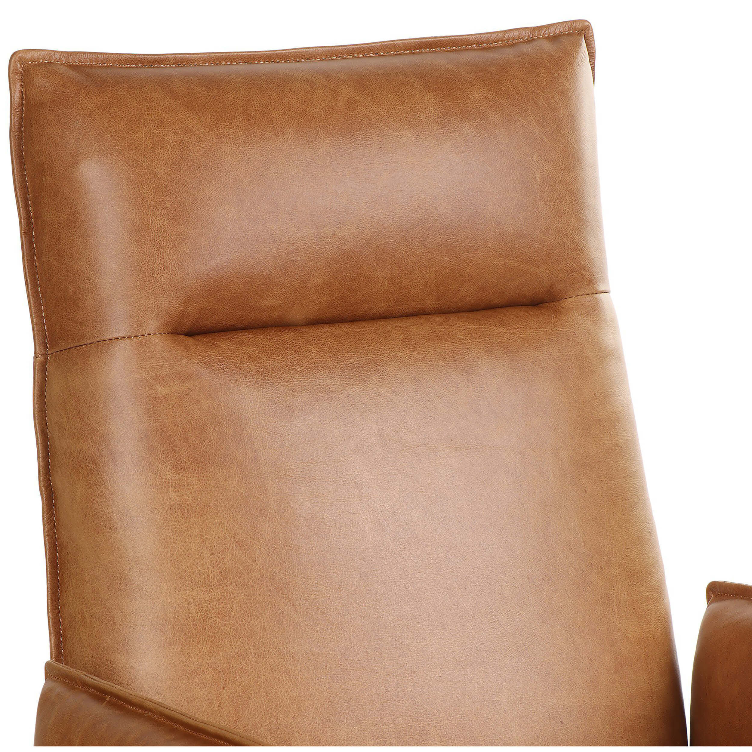 Lionel Leather Desk Chair, Chaps Saddle by Four Hands - Image 4