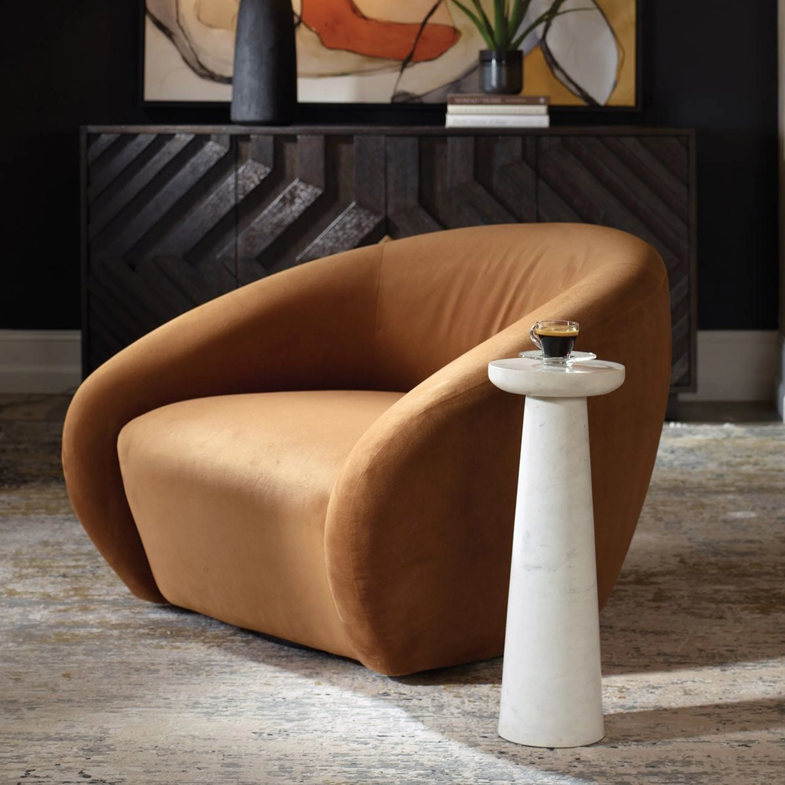 Lirra Drink Table, White - Image 4