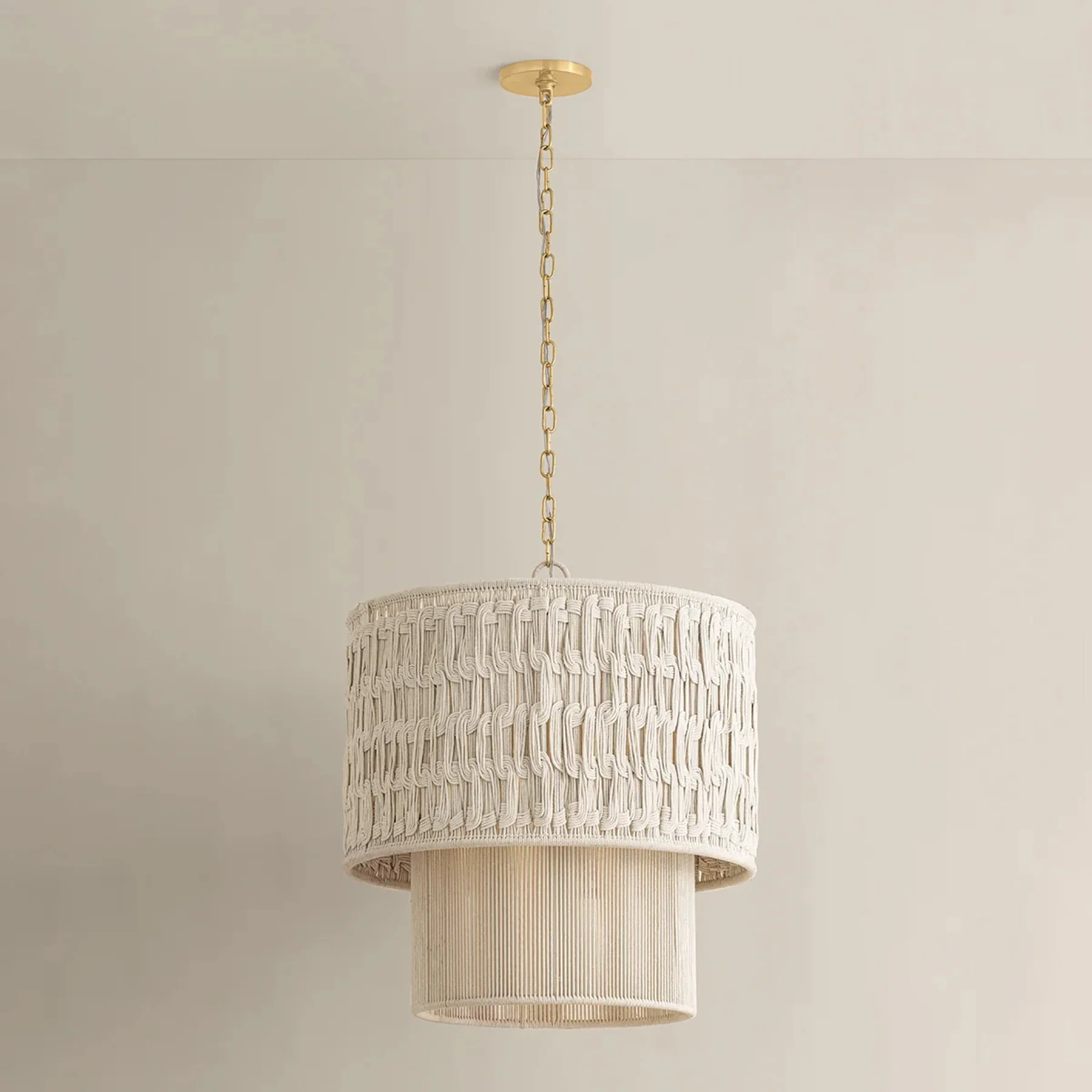 Lisbeta Chandelier, Aged Brass - Image 3