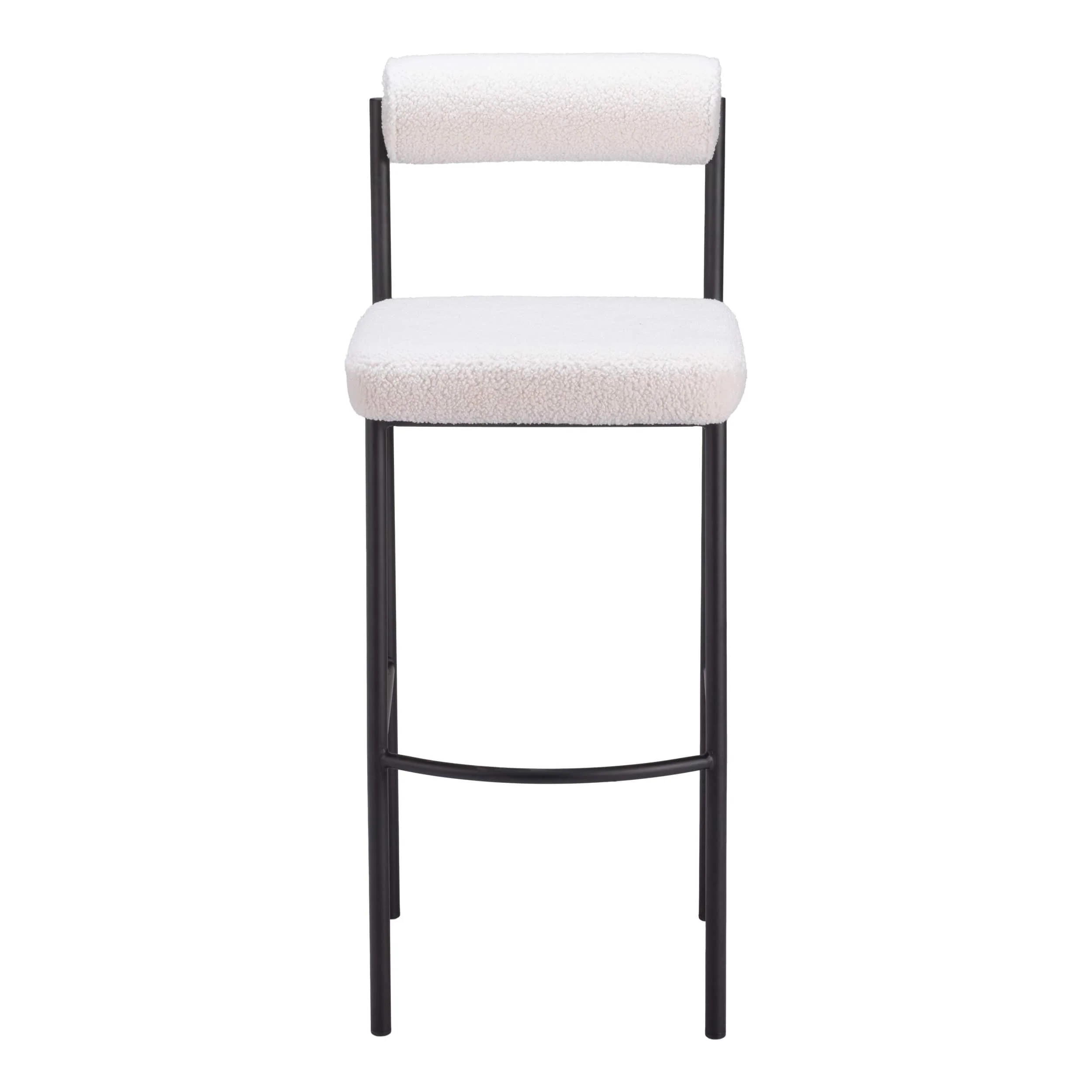 Livorno Barstool, Ivory, Set of 2 - Image 2