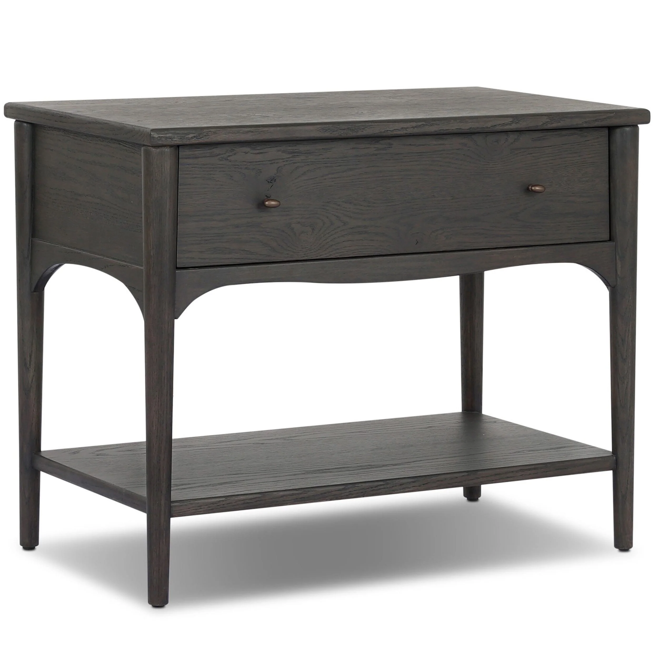 Lizzy Nightstand, Smoked Black by Amber Lewis x Four Hands