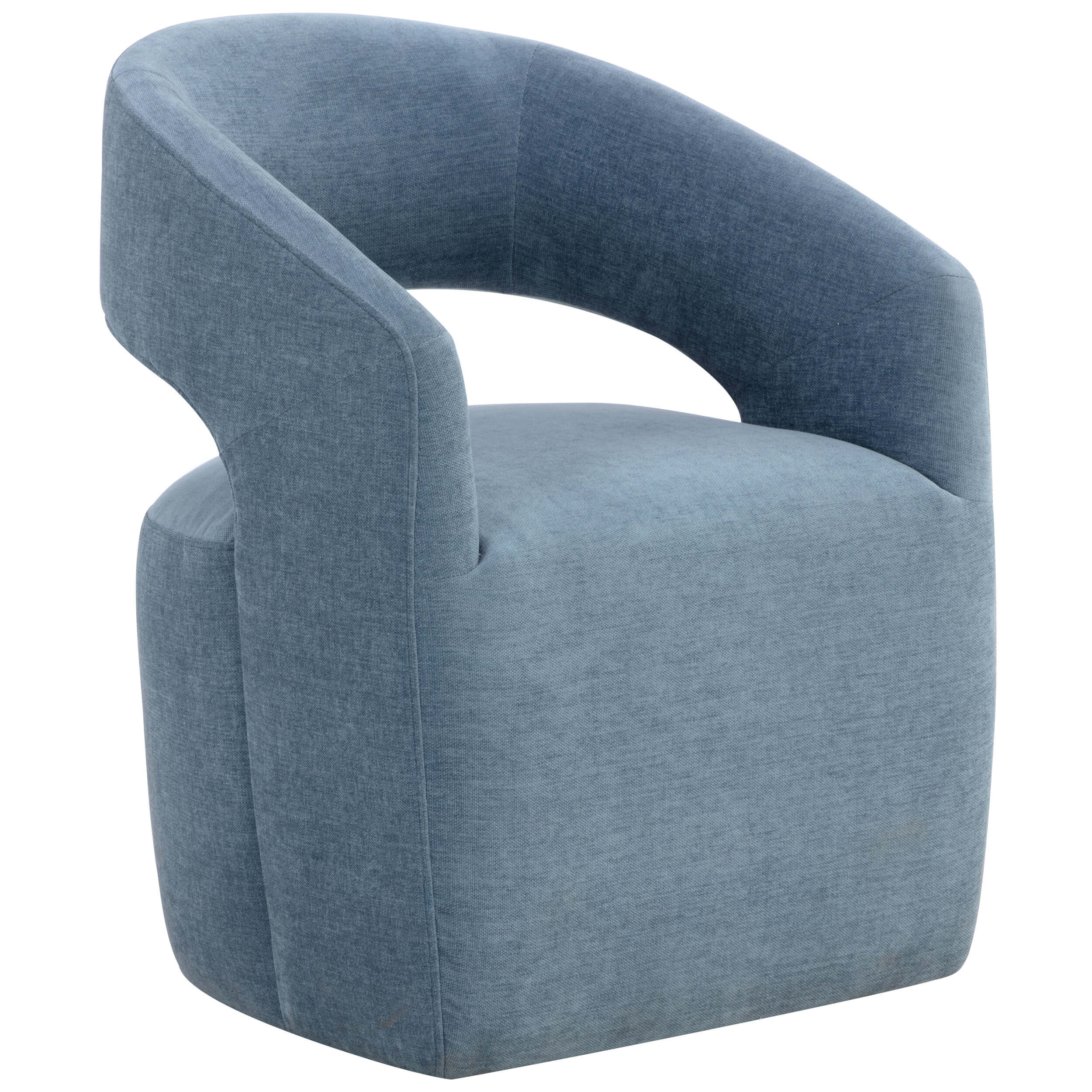 Lloret Wheeled Dining Chair, Danny Iceberg, Set of 2