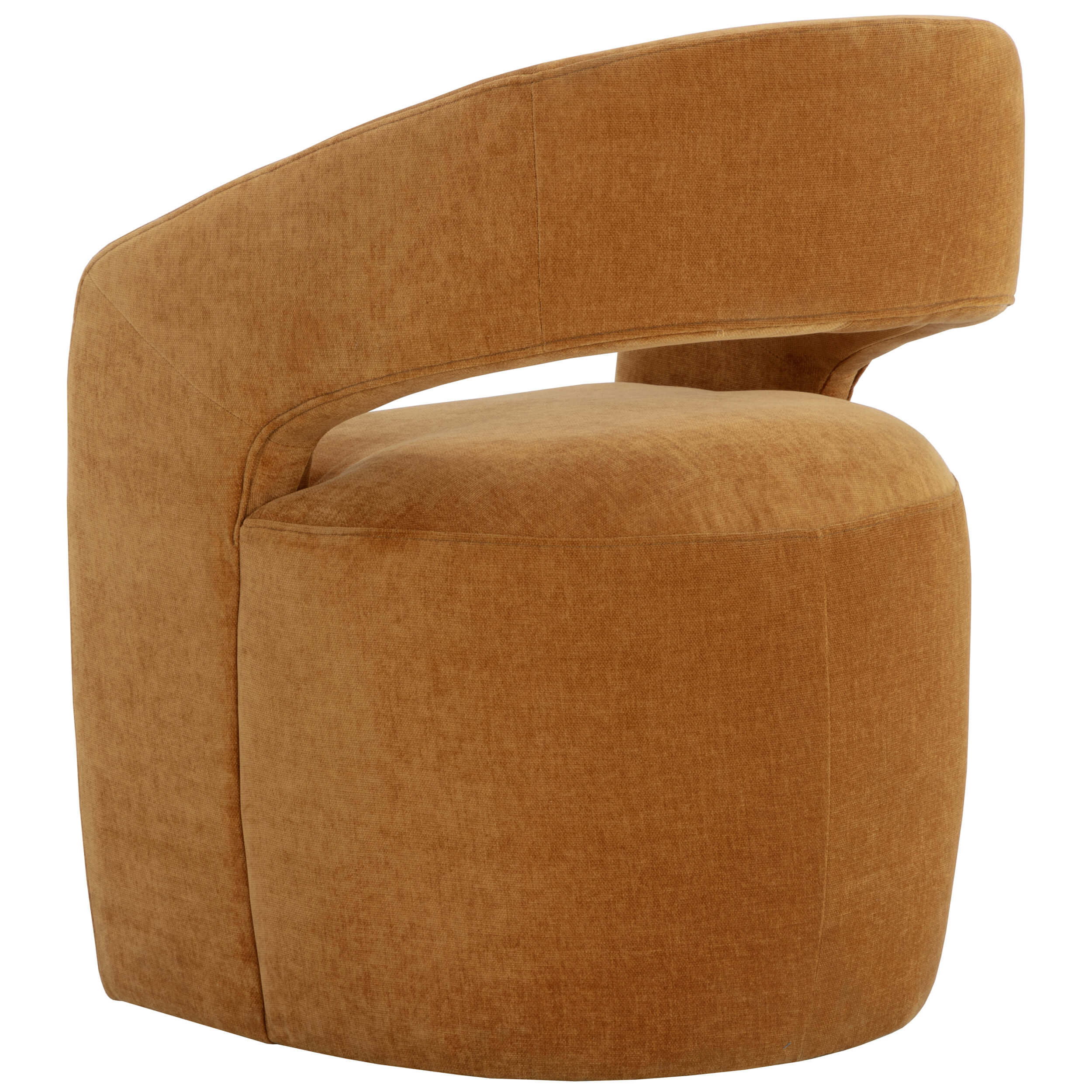 Lloret Wheeled Dining Chair, Danny Amber, Set of 2 - Image 4