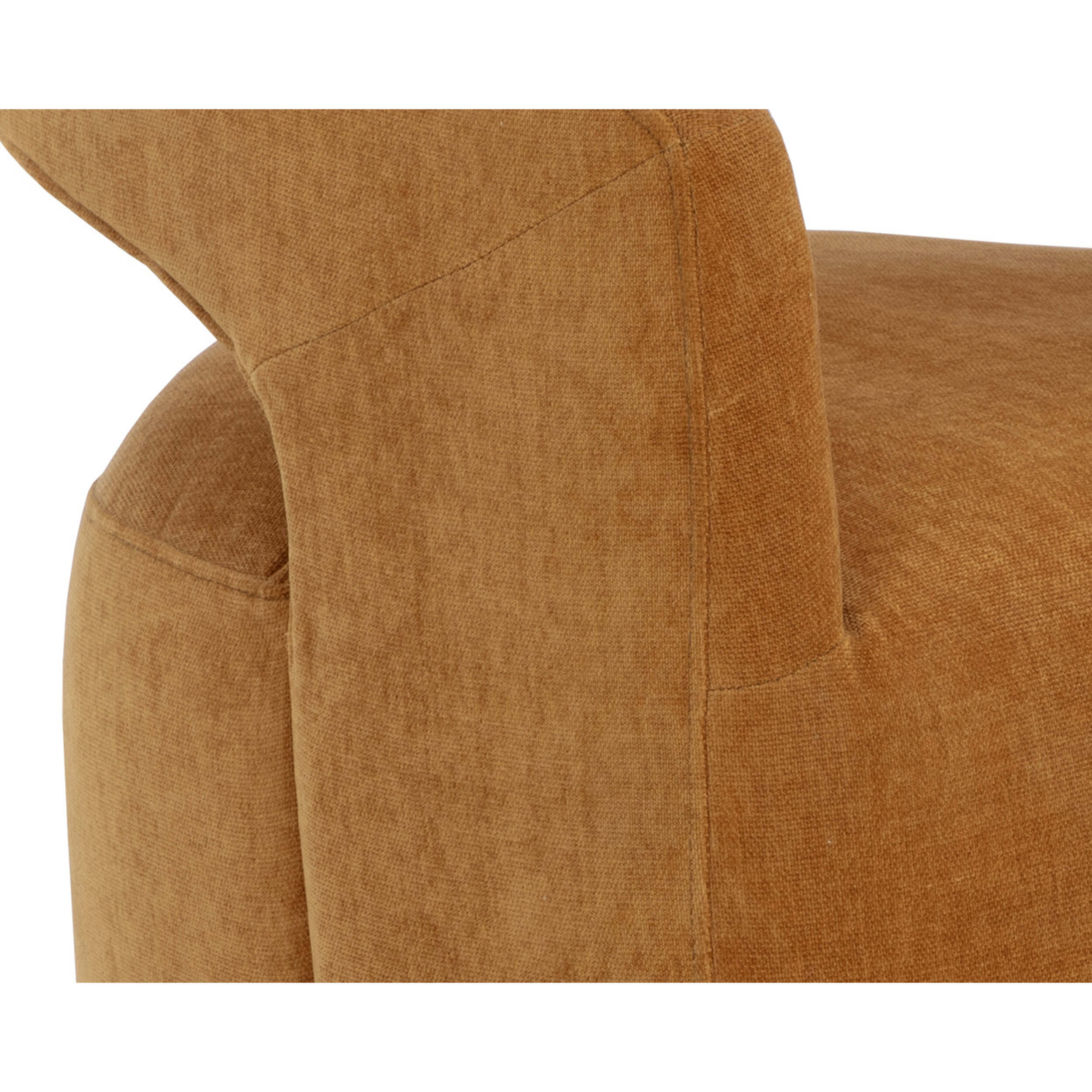 Lloret Wheeled Dining Chair, Danny Amber, Set of 2 - Image 5