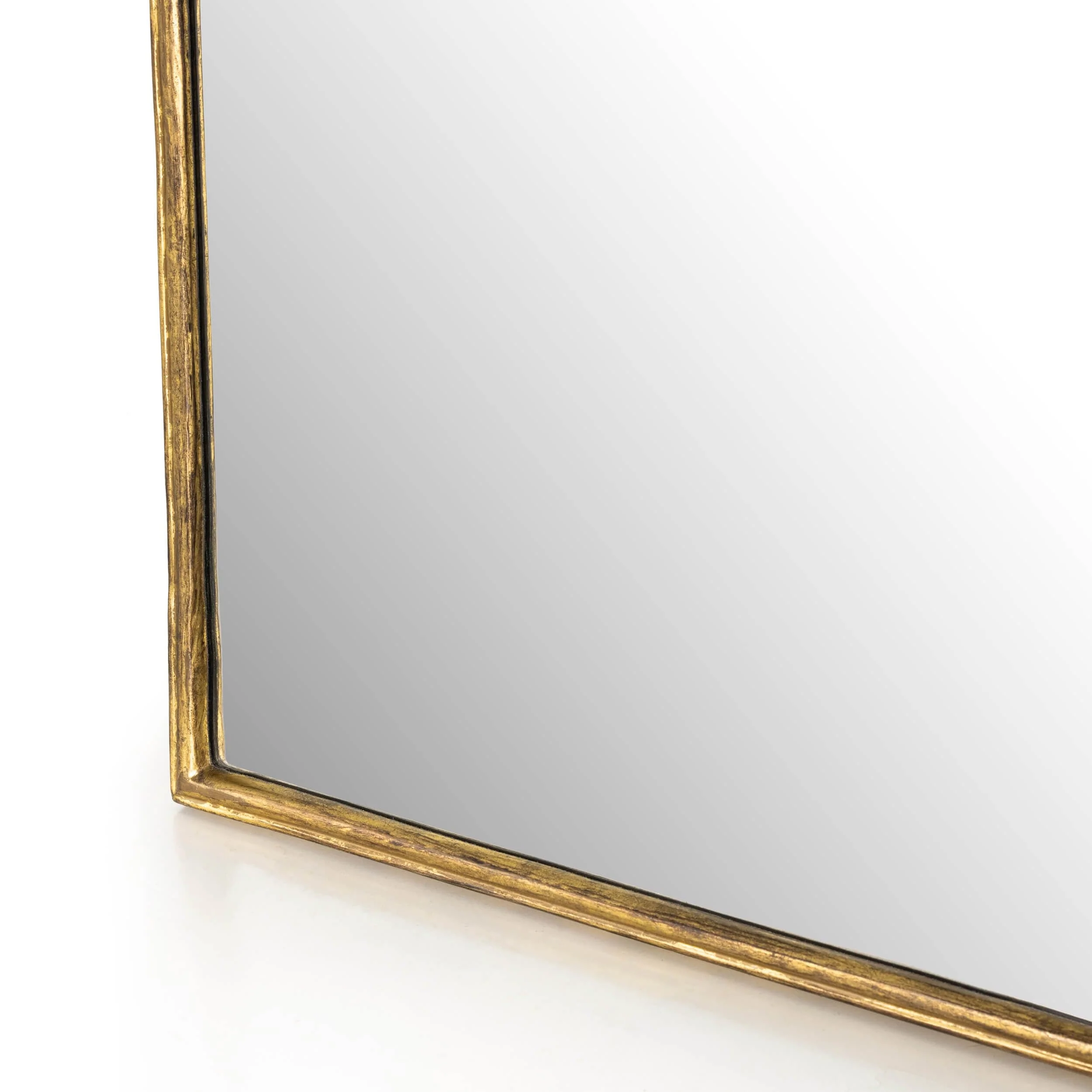 Loire Floor Mirror, Antique Gold Leaf by Four Hands - Image 4