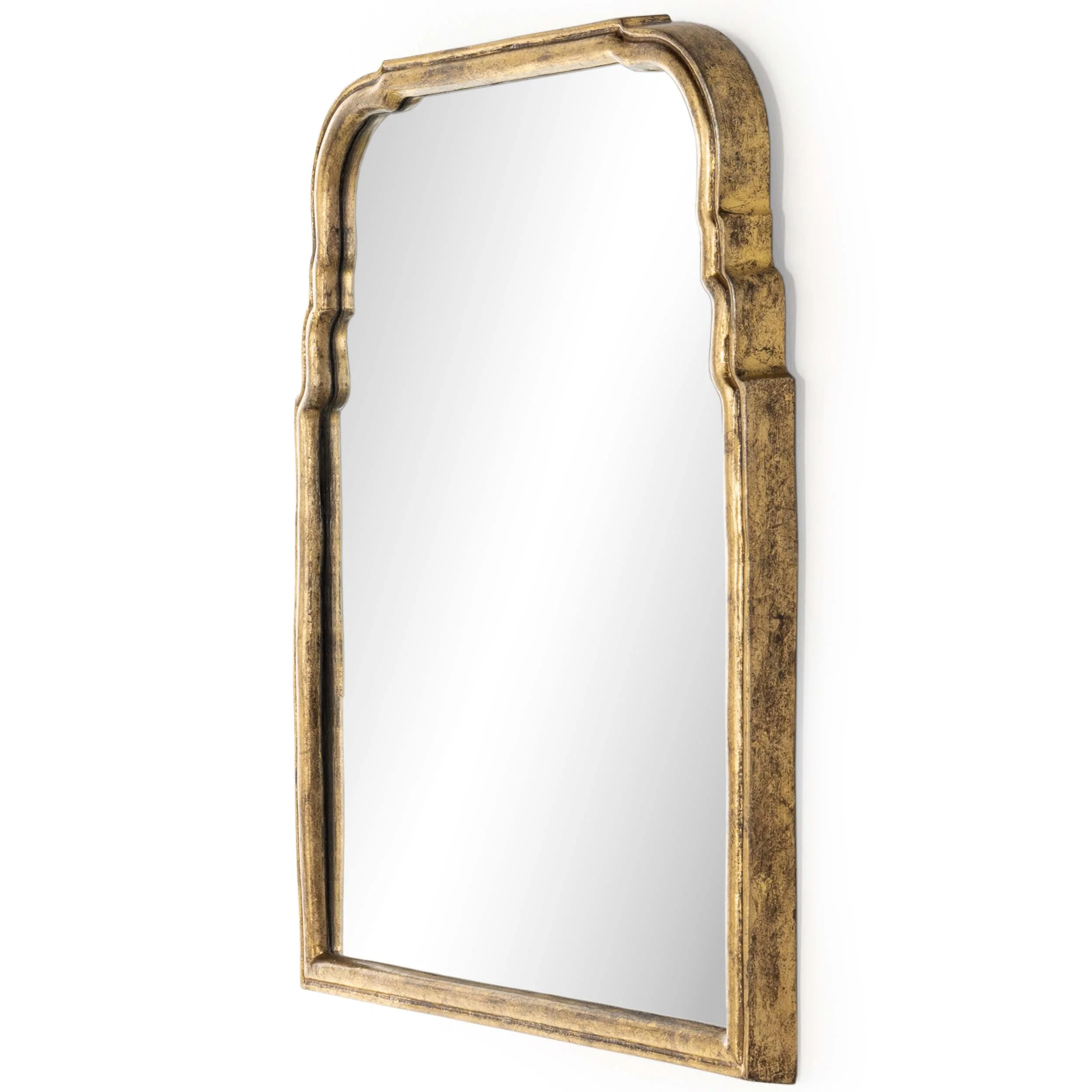 Loire Mirror, Antiqued Gold Leaf by Four Hands - Image 2
