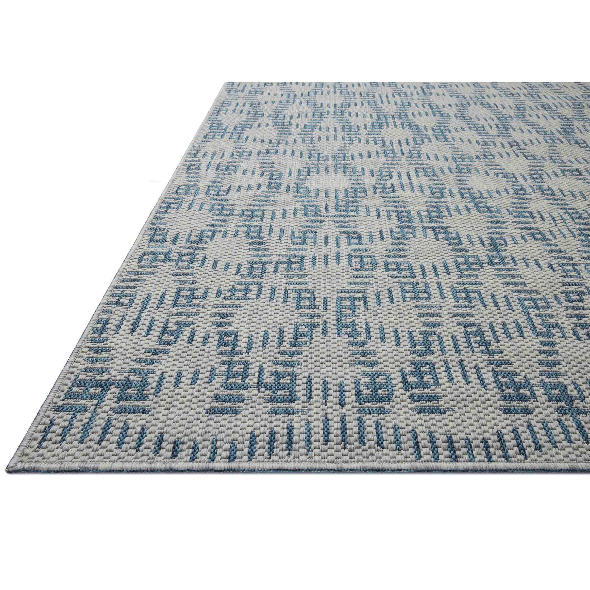 Loloi Rug Easton ESN-10, Fog/Teal - Image 3