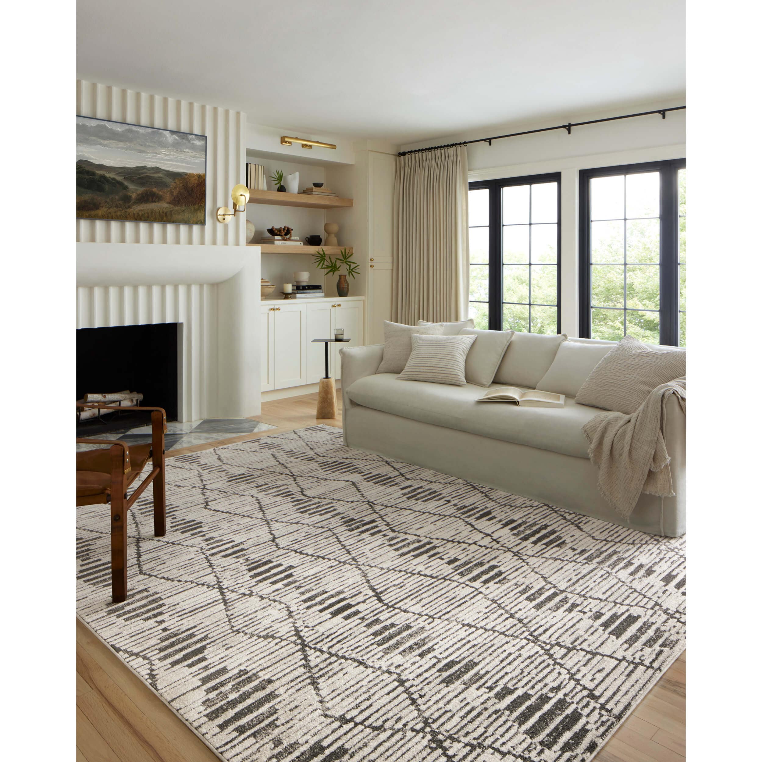 Loloi Rug Kamala KAM-02, Charcoal/Dove - Image 7