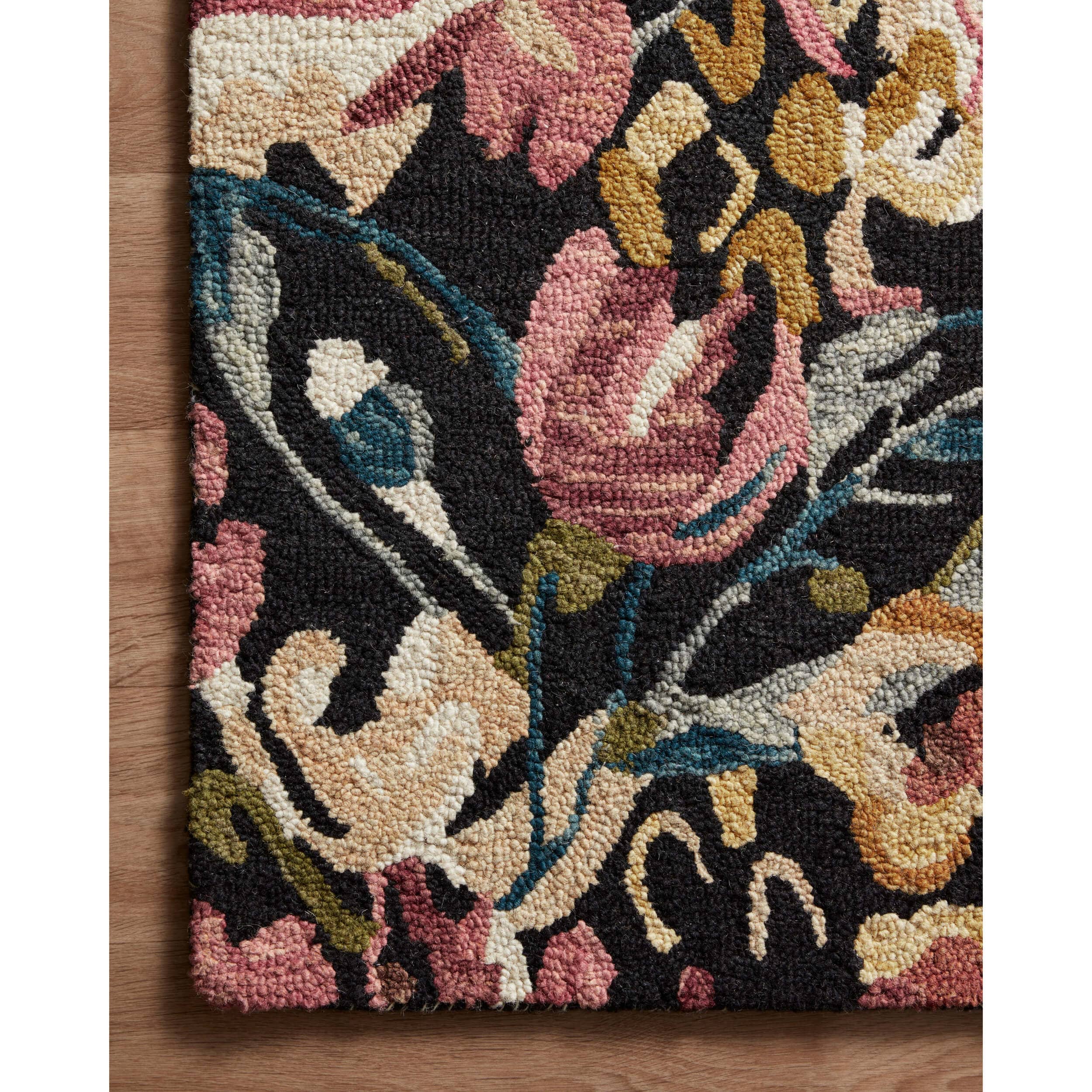 Loloi Rug Belladonna BLM-01, Black/Berry - Image 3