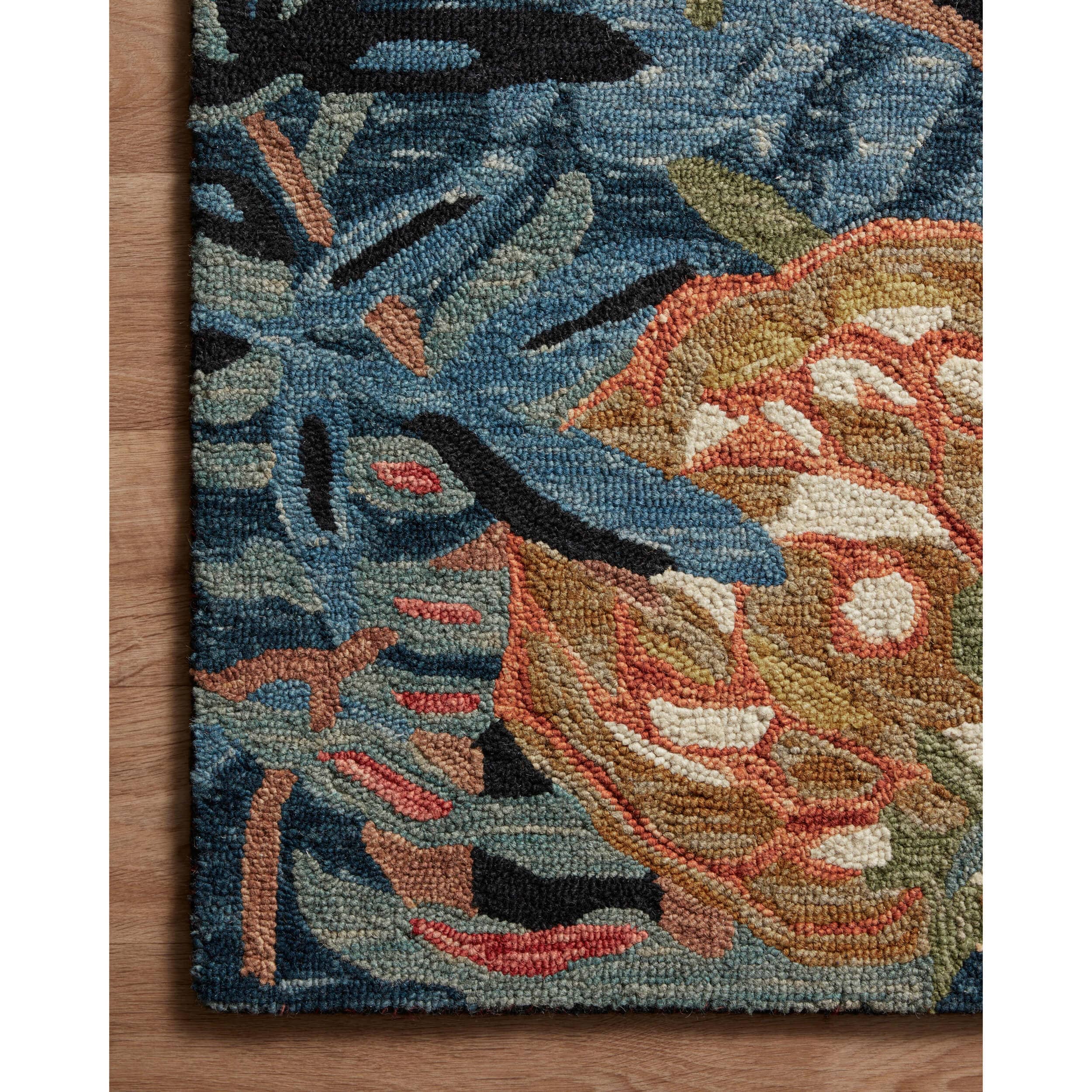 Loloi Rug Belladonna BLM-02, Black/Fiesta - Image 3