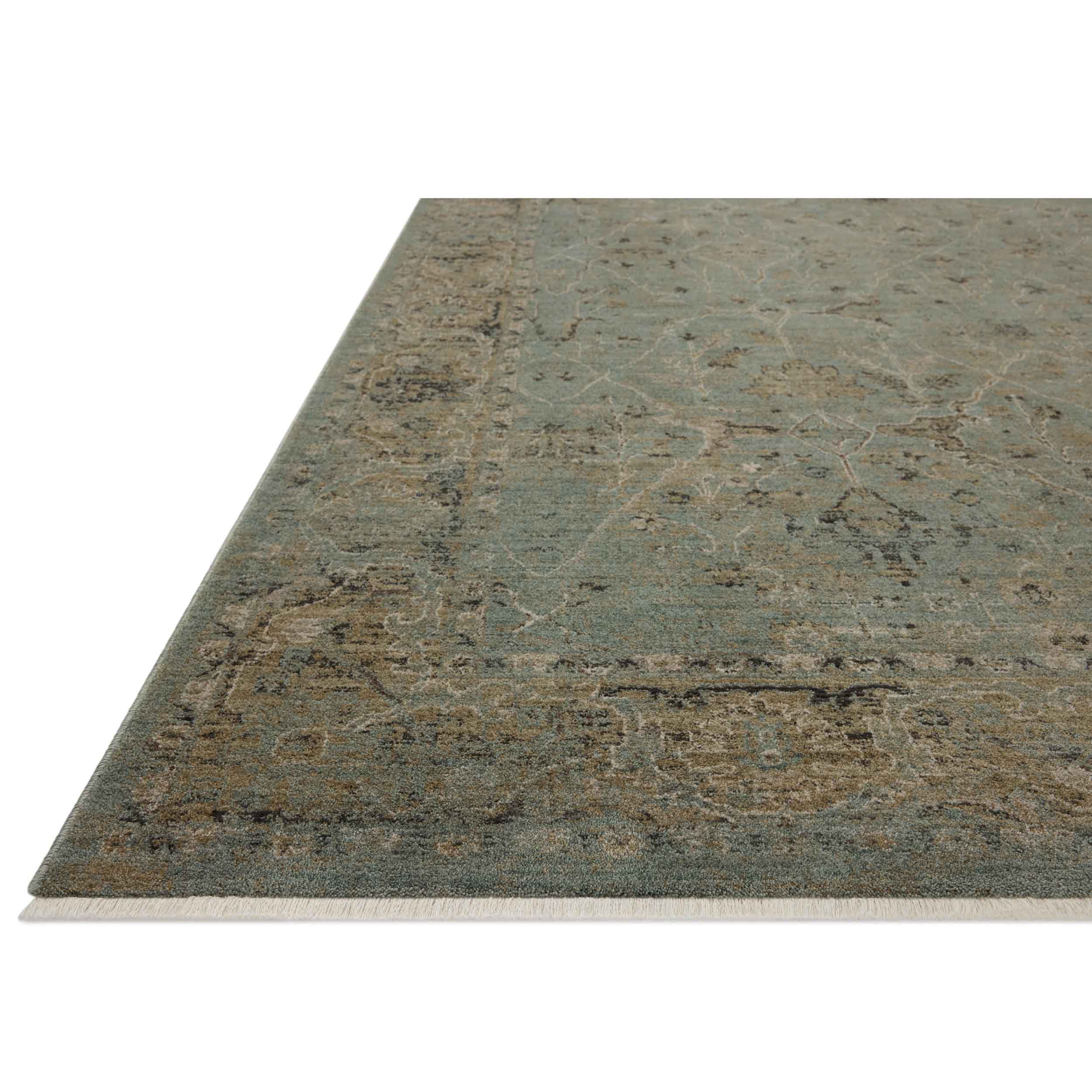 Loloi Rug Briar BRR-02, Aqua/Olive - Image 2
