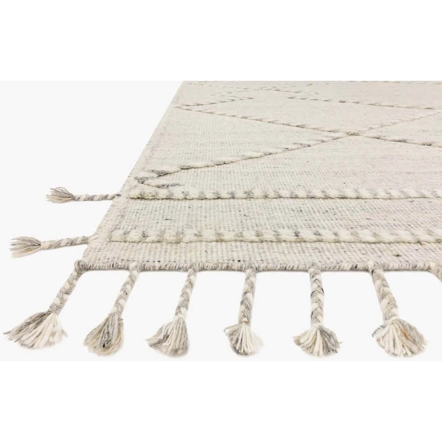 Loloi Rug Iman IMA-03, Ivory/Light Grey - Image 2