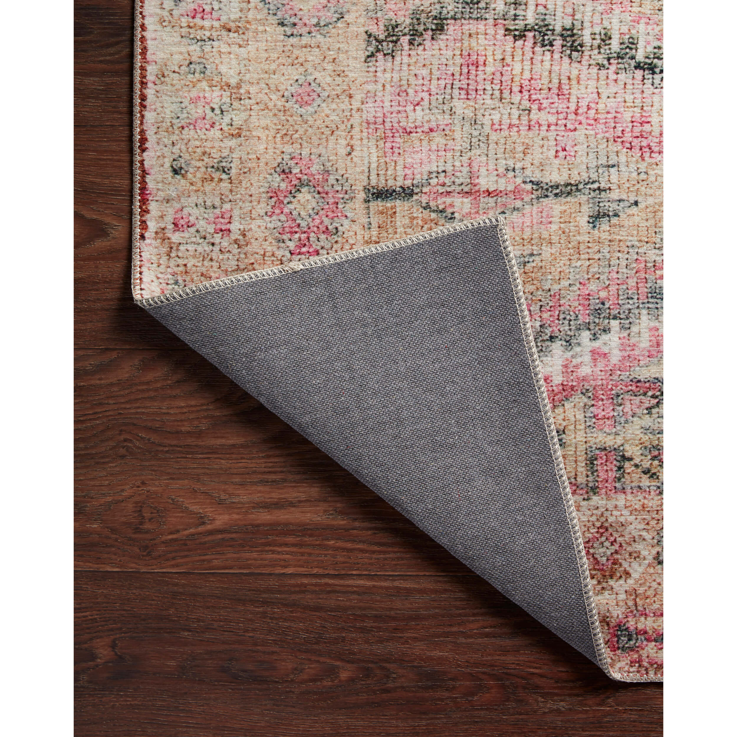 Loloi Rug Layla LAY-17, Pink/Lagoon - Image 4
