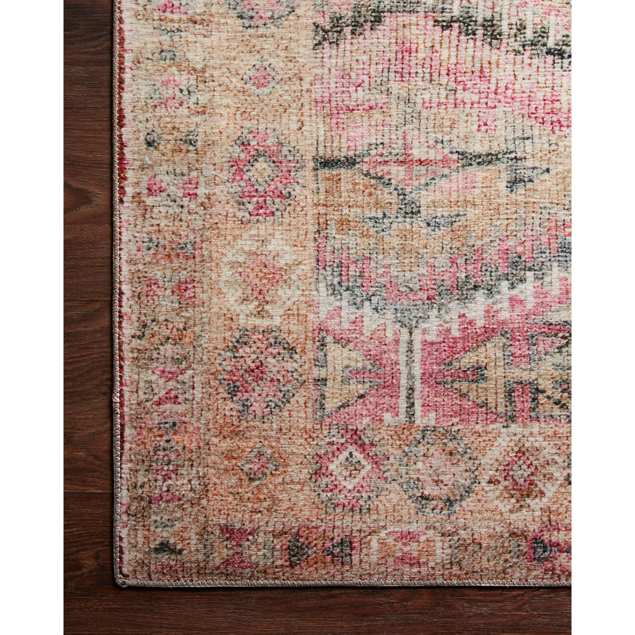 Loloi Rug Layla LAY-17, Pink/Lagoon - Image 5