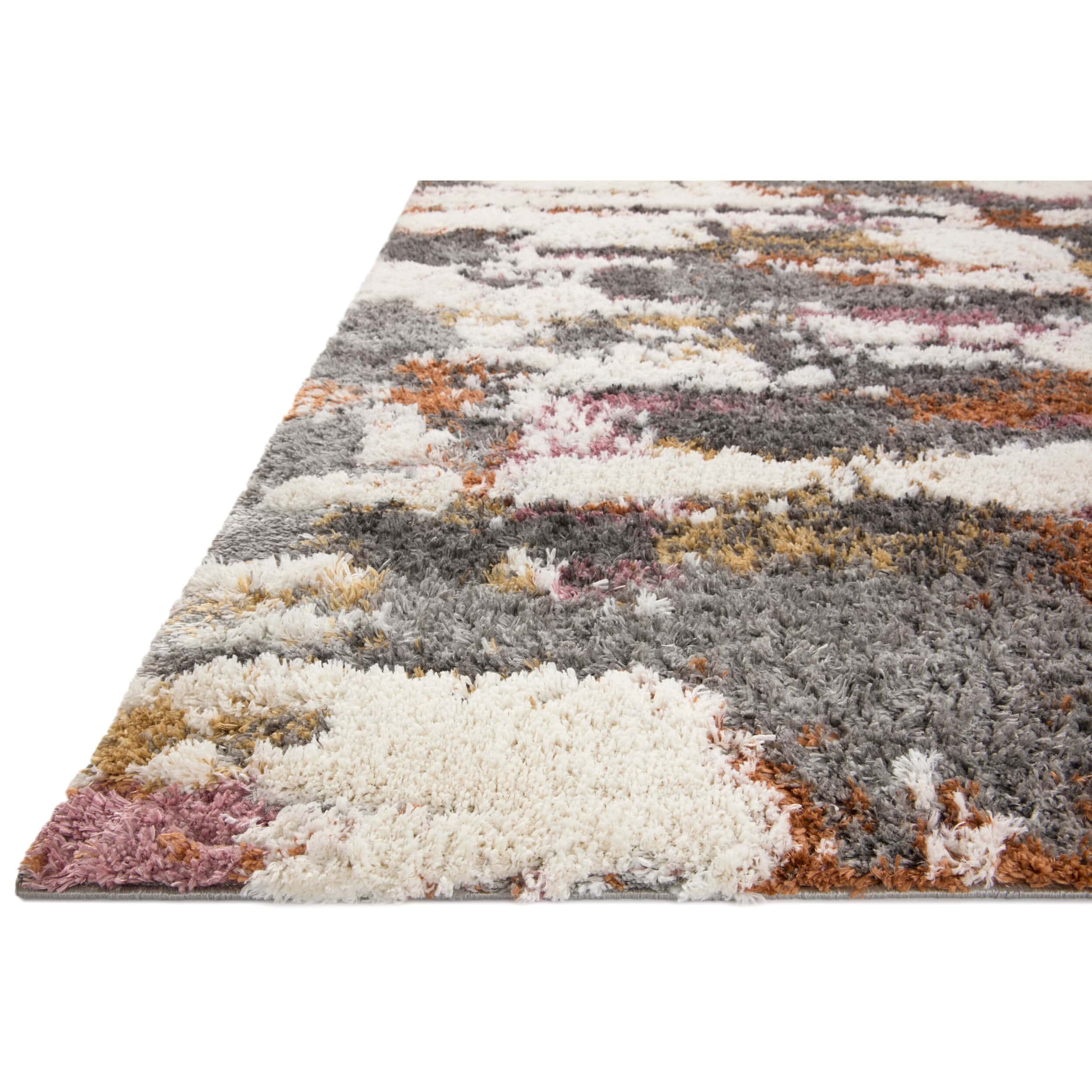 Loloi Rug Levitt Shag LEV-04, Grey/Multi - Image 2