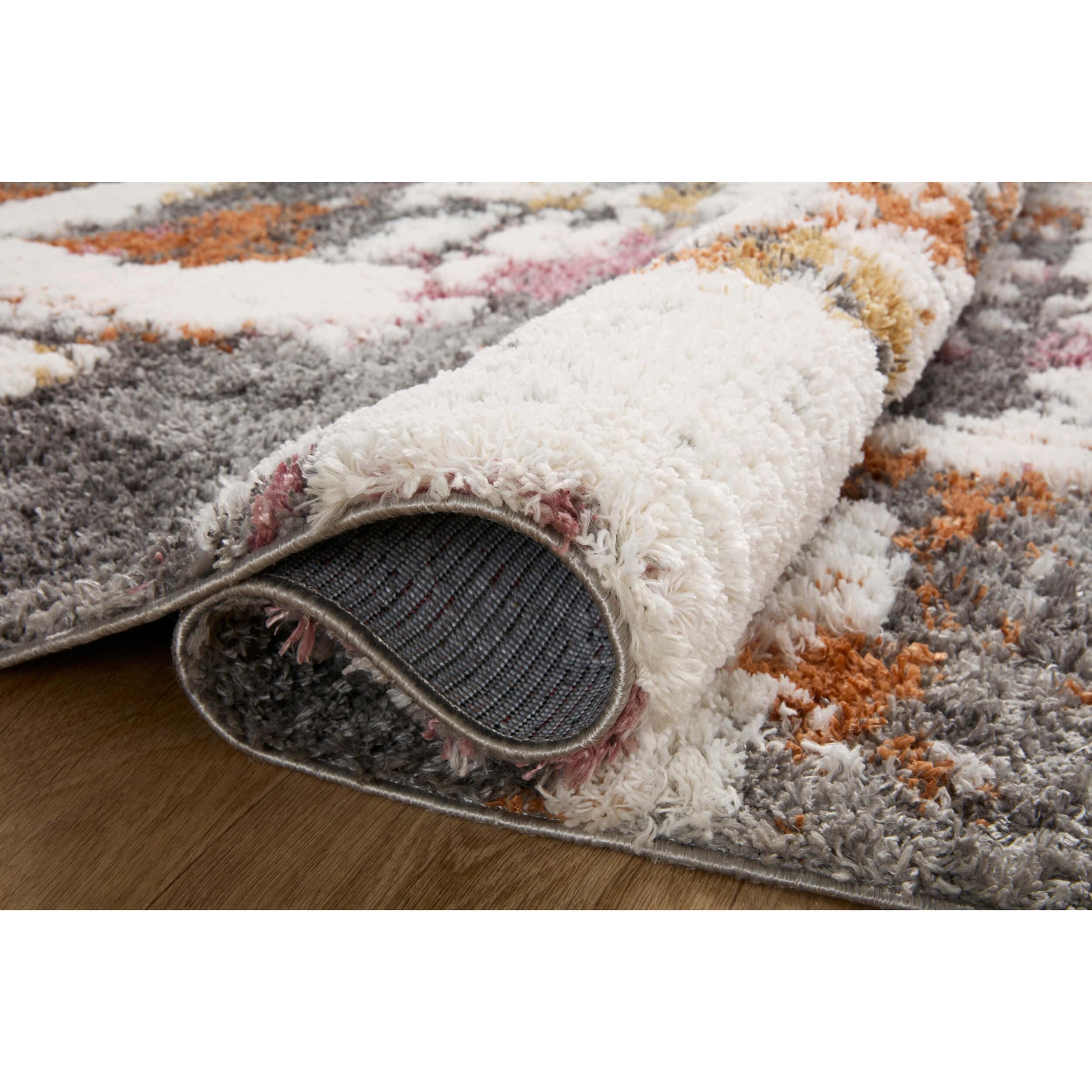 Loloi Rug Levitt Shag LEV-04, Grey/Multi - Image 5
