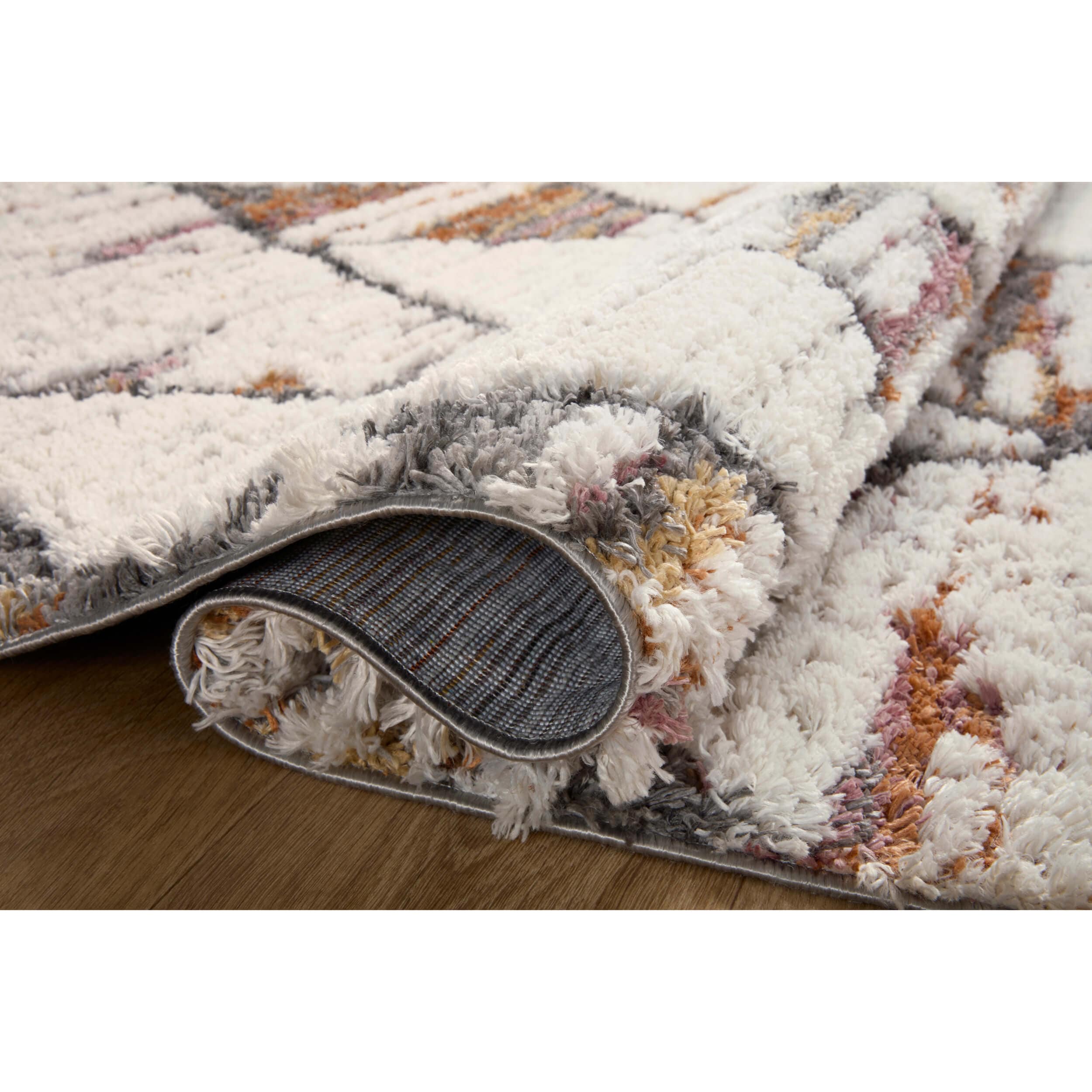Loloi Rug Levitt Shag LEV-05, Ivory/Fiesta - Image 5