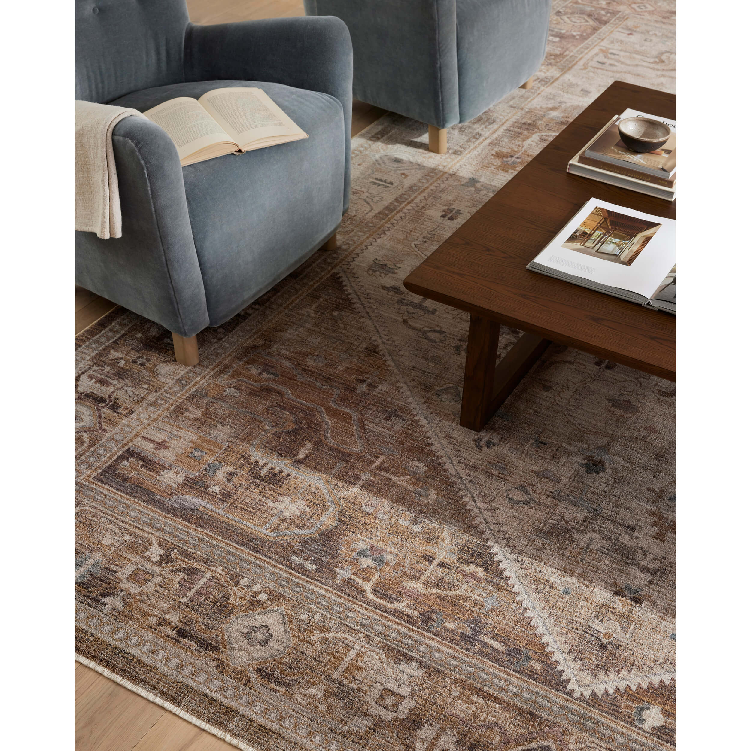 Loloi Rug Lyra LYR-07, Natural/Mocha - Image 4
