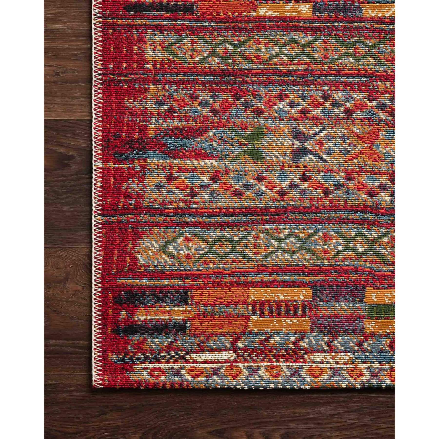 Loloi Rug Mika MIK-09, Red/Multi - Image 4