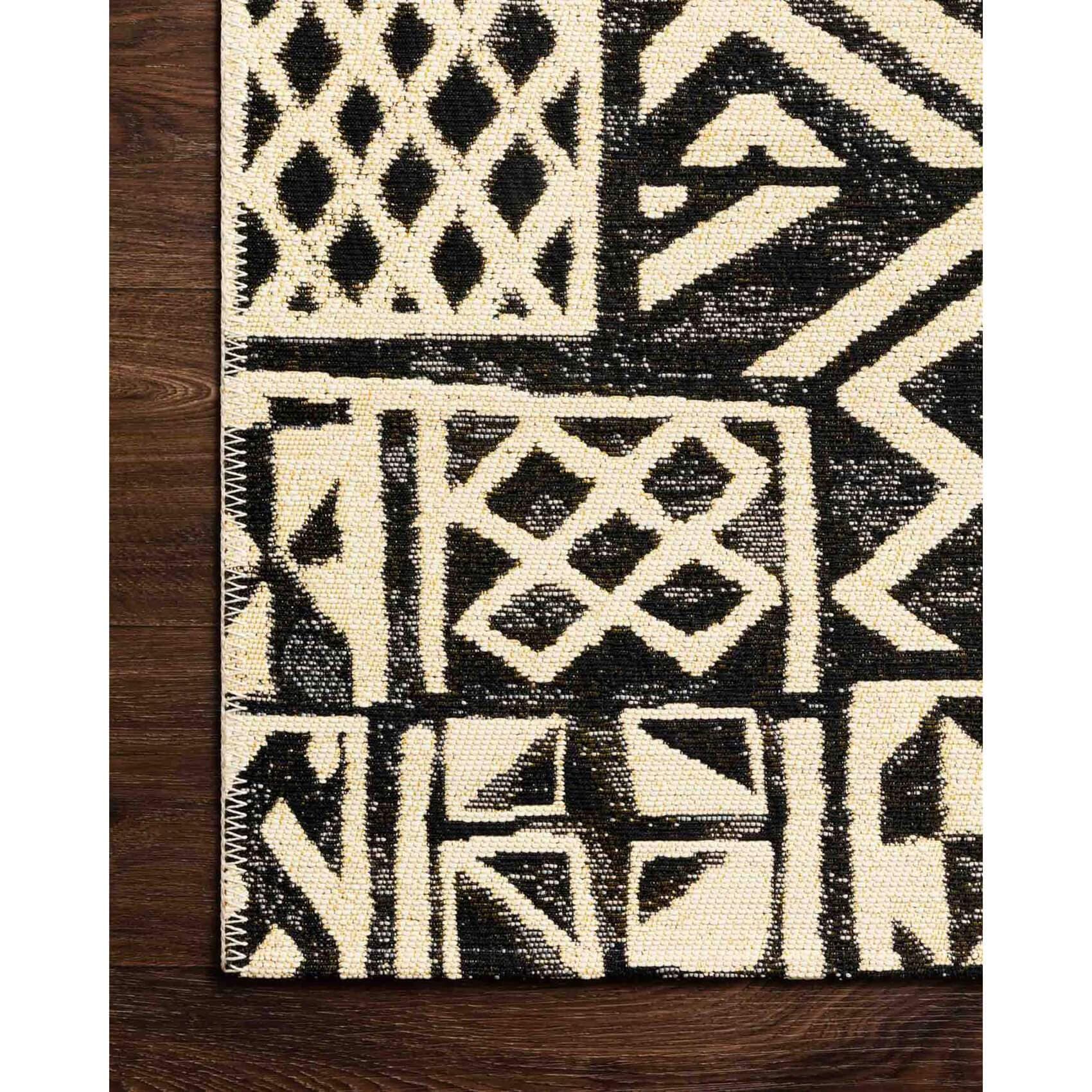 Loloi Rug Mika MIK-13, Ivory/Black - Image 3