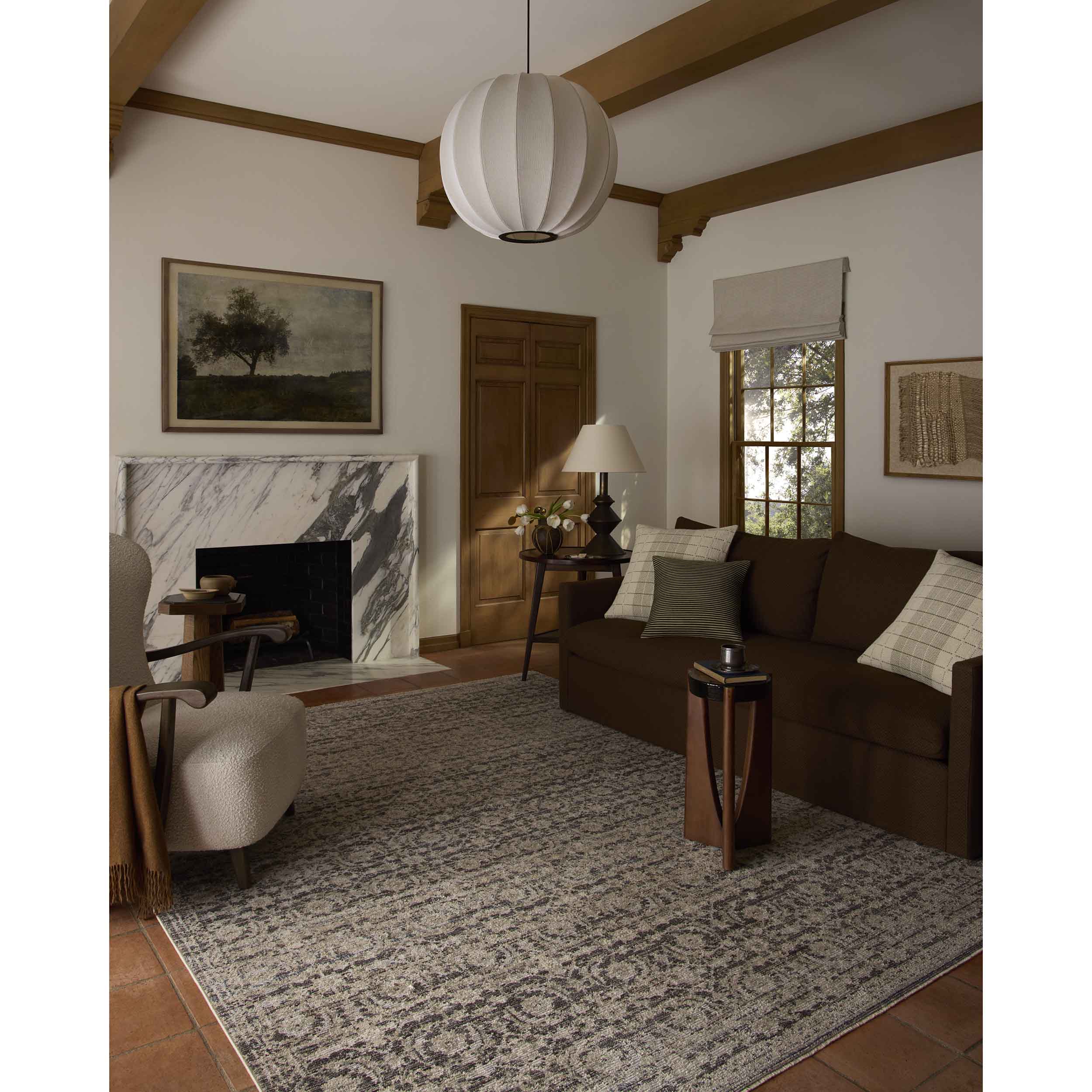 Loloi Rug Milena MLE-03, Linen/Midnight - Image 6