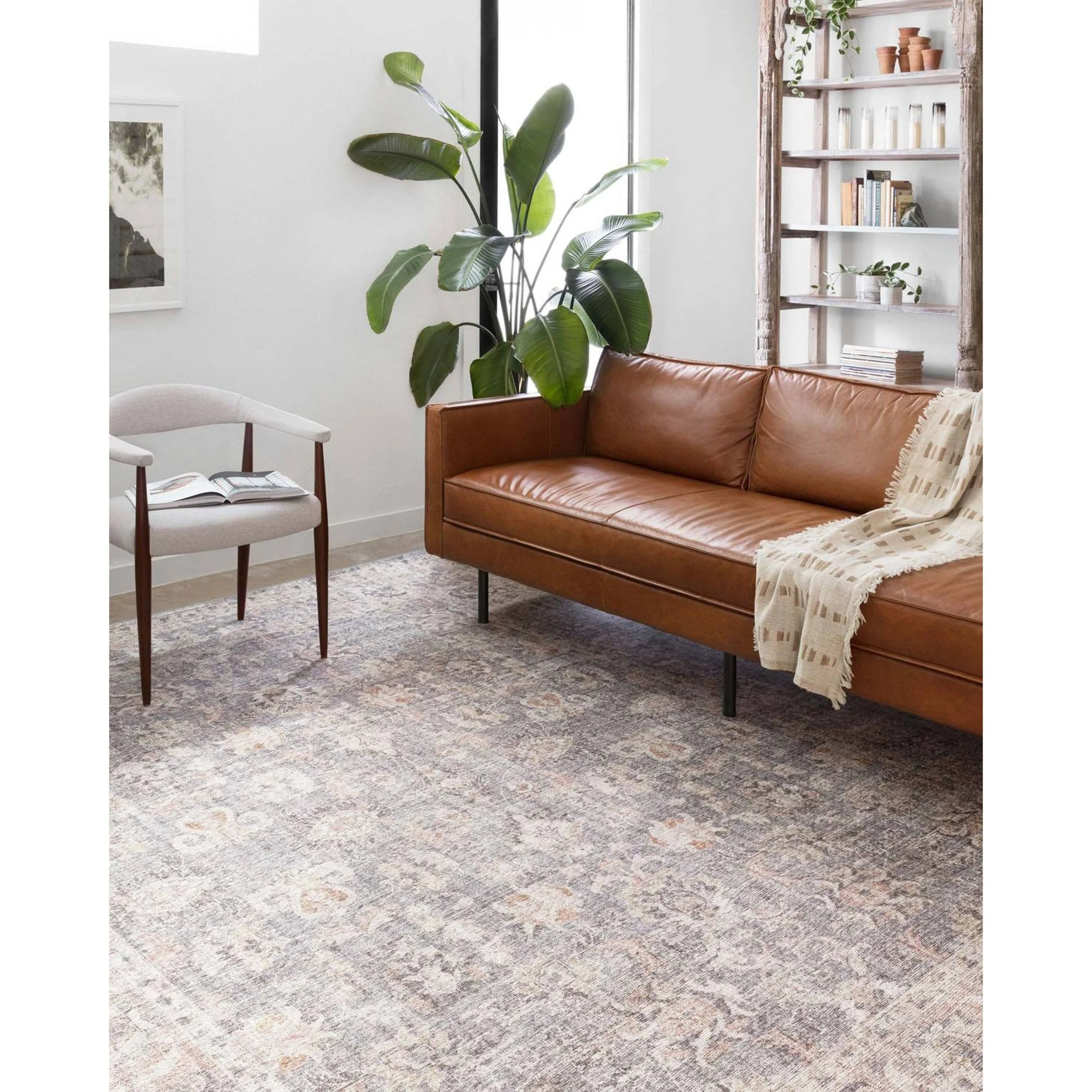 Loloi Rug Skye SKY-01, Grey/Apricot - Image 7