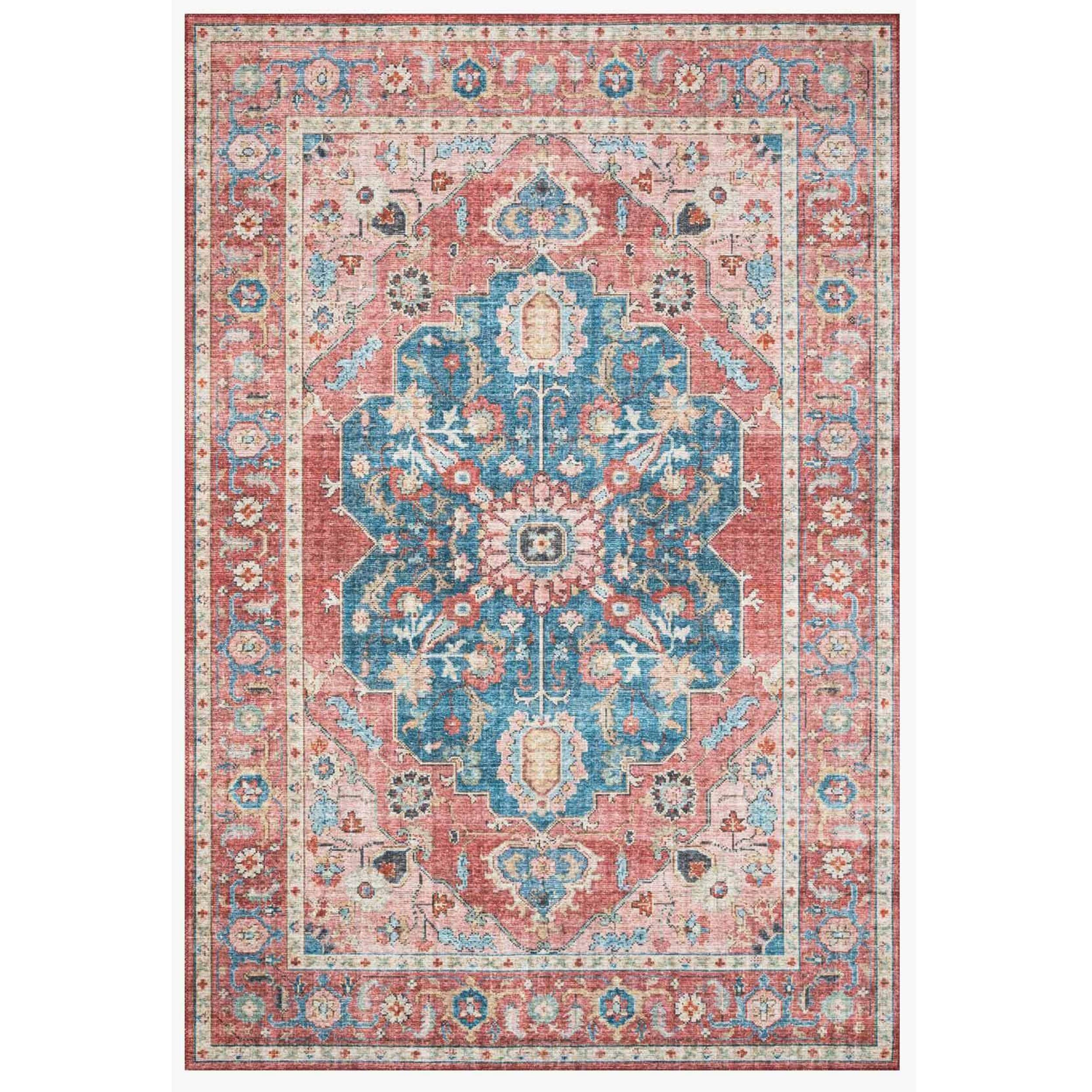 Loloi Rug Skye SKY-05, Brick/Ocean