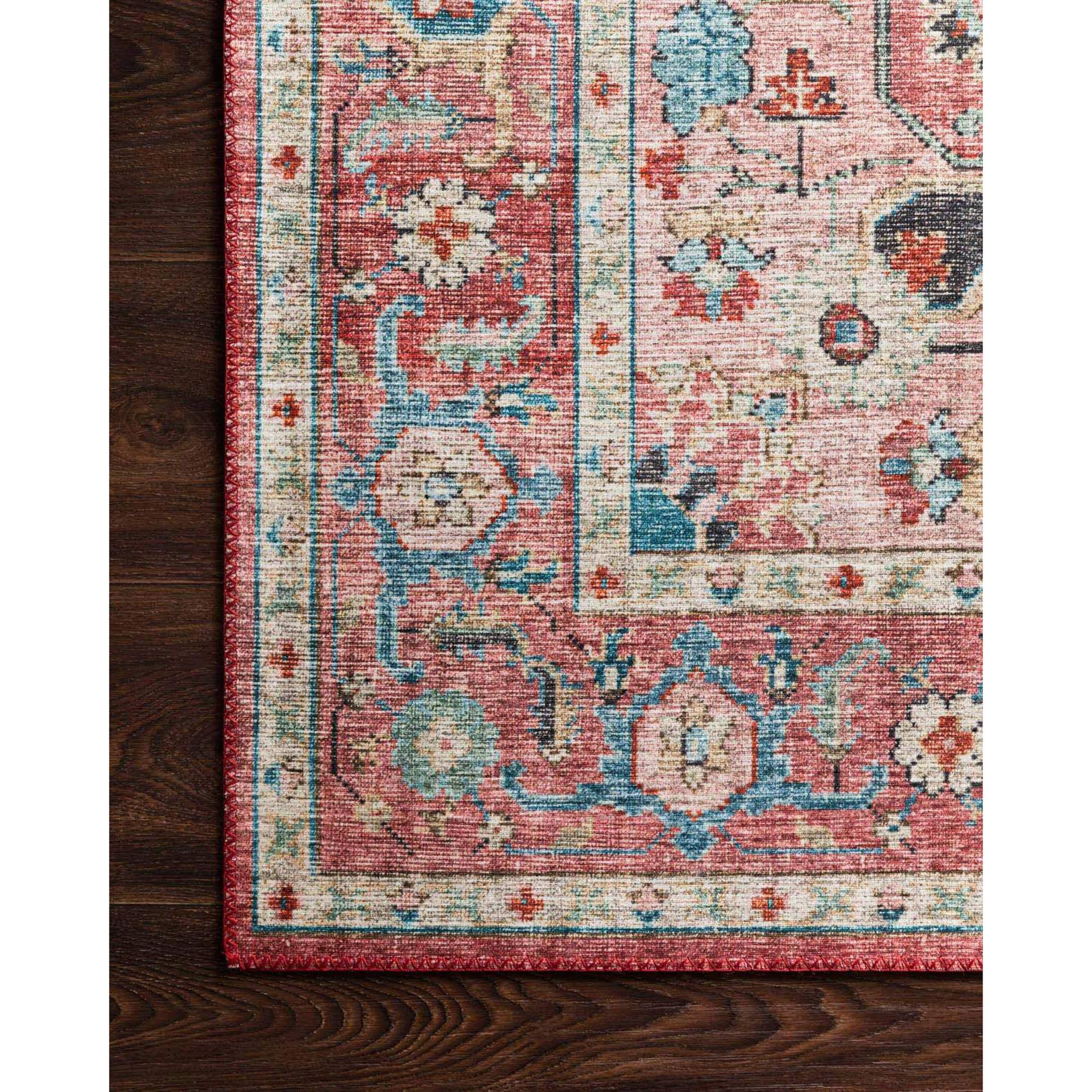 Loloi Rug Skye SKY-05, Brick/Ocean - Image 4
