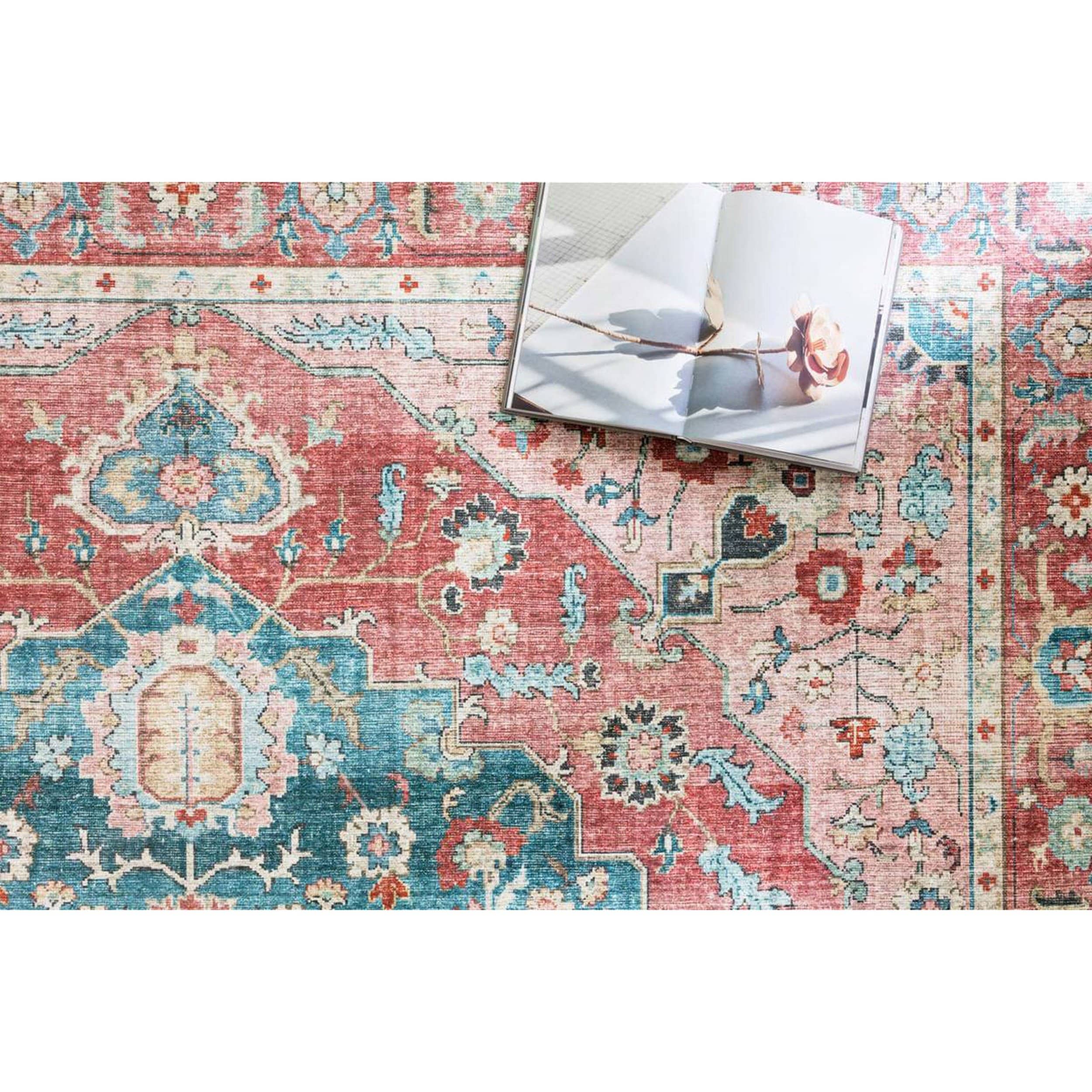Loloi Rug Skye SKY-05, Brick/Ocean - Image 6