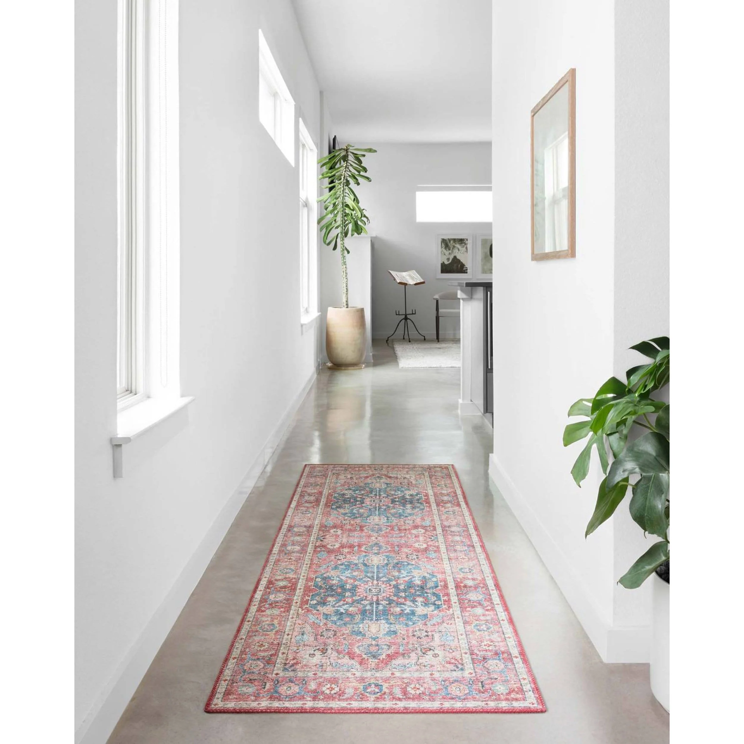 Loloi Rug Skye SKY-05, Brick/Ocean - Image 7