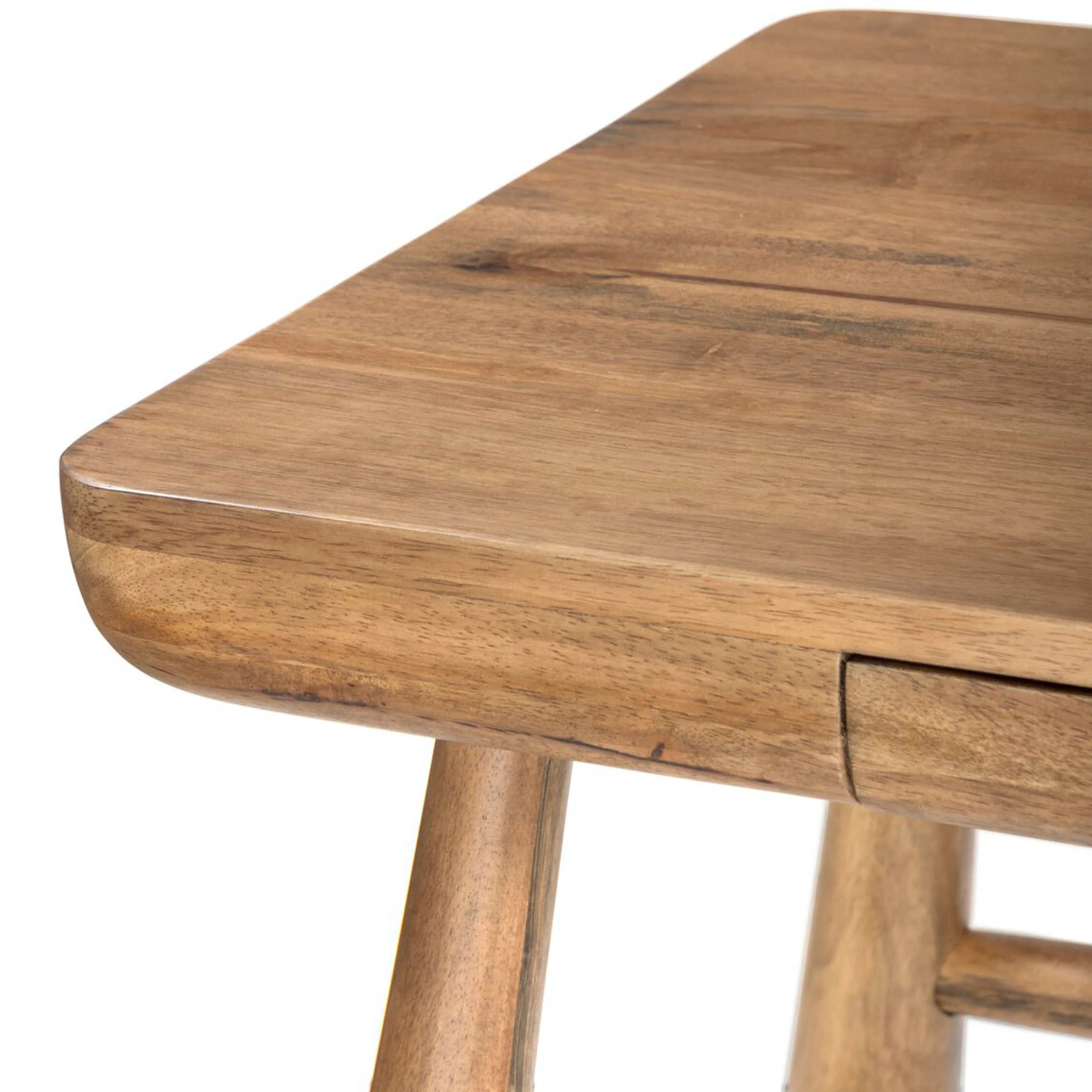 Lorik Desk, Caramel Rubberwood by Four Hands - Image 5