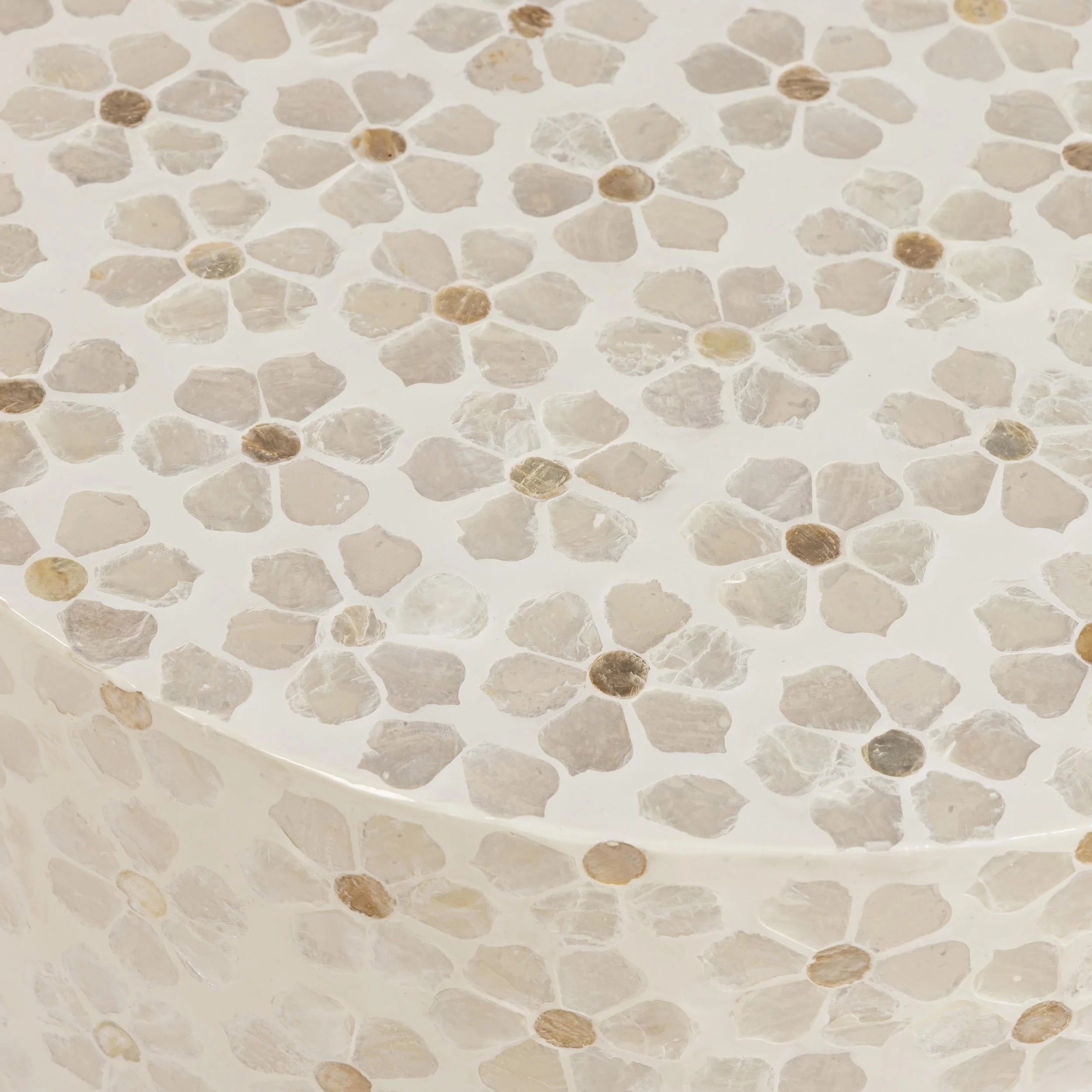 Lorna Accent Stool, Pearl - Image 3