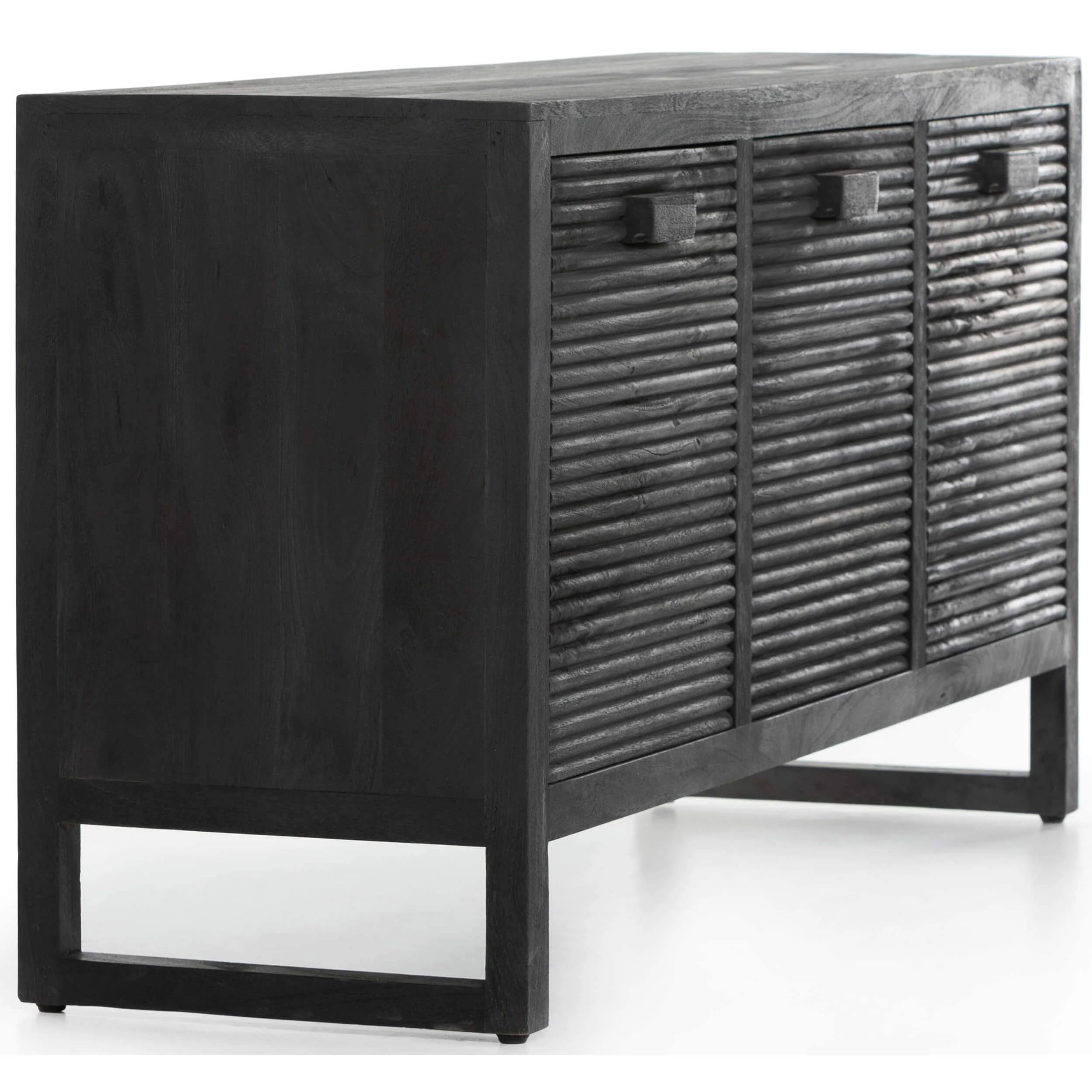 Lorne Media Console, Dark Reeded Totem by Four Hands - Image 2