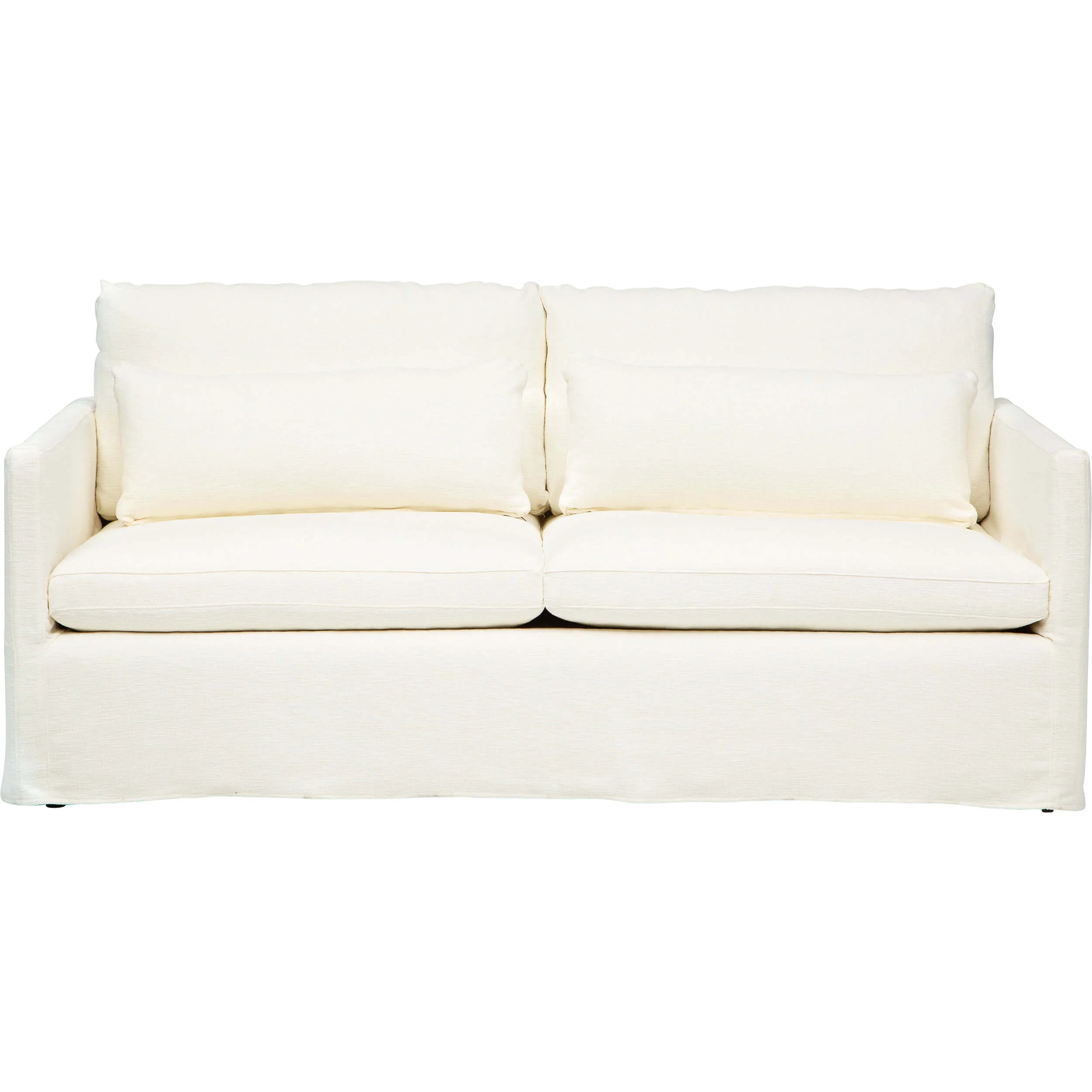 Louie Slipcover Sofa, Turks Cloud