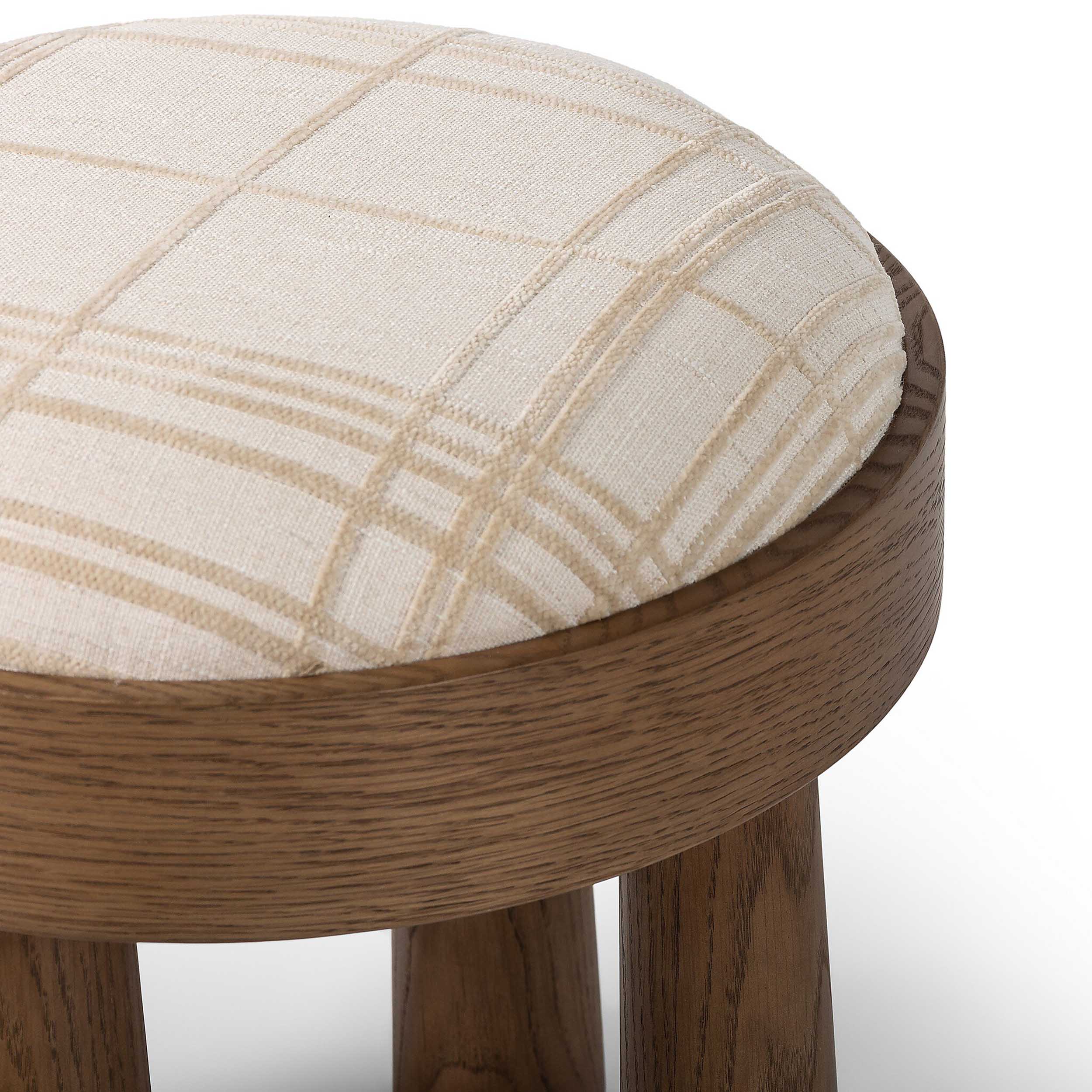 Louise Accent Stool, Sheffield Ivory by Four Hands - Image 4
