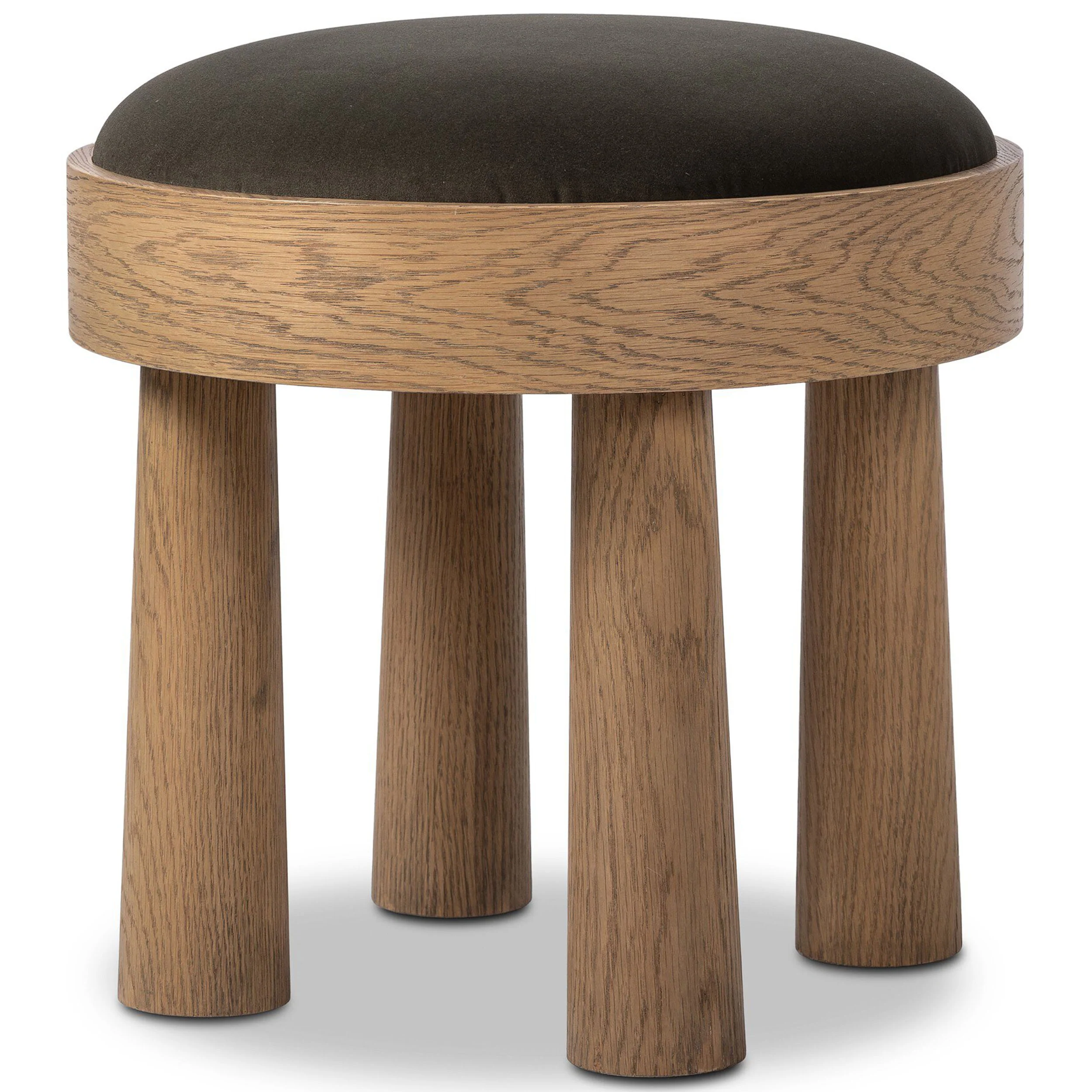 Louise Accent Stool, Velvet Loden by Four Hands