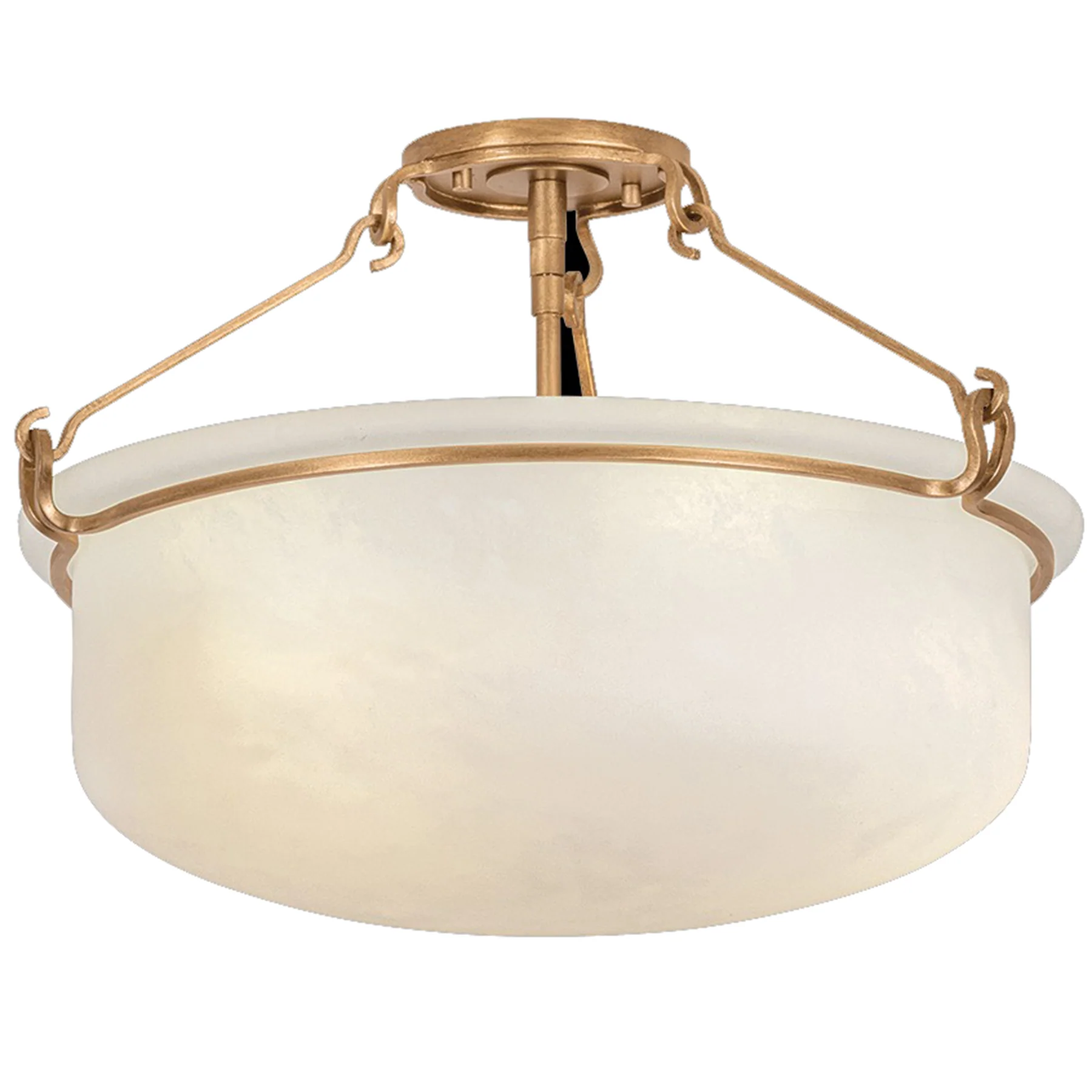 Lowerre Flush Mount, Patina Gold Leaf - Image 3