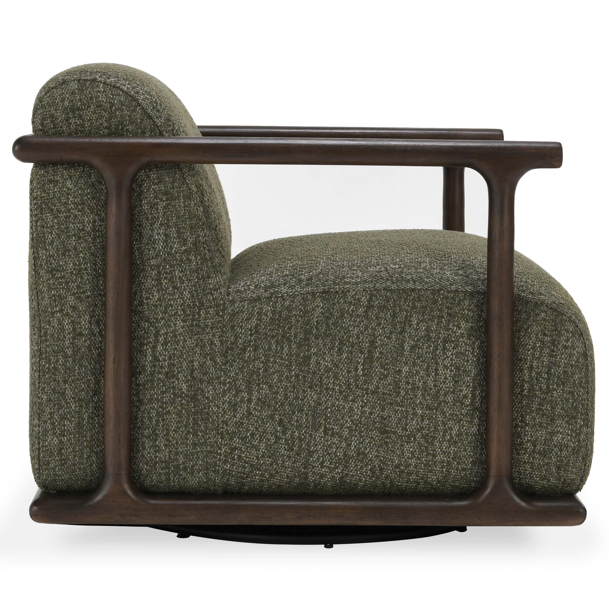Lucia Swivel Chair, Kale Green - Image 3