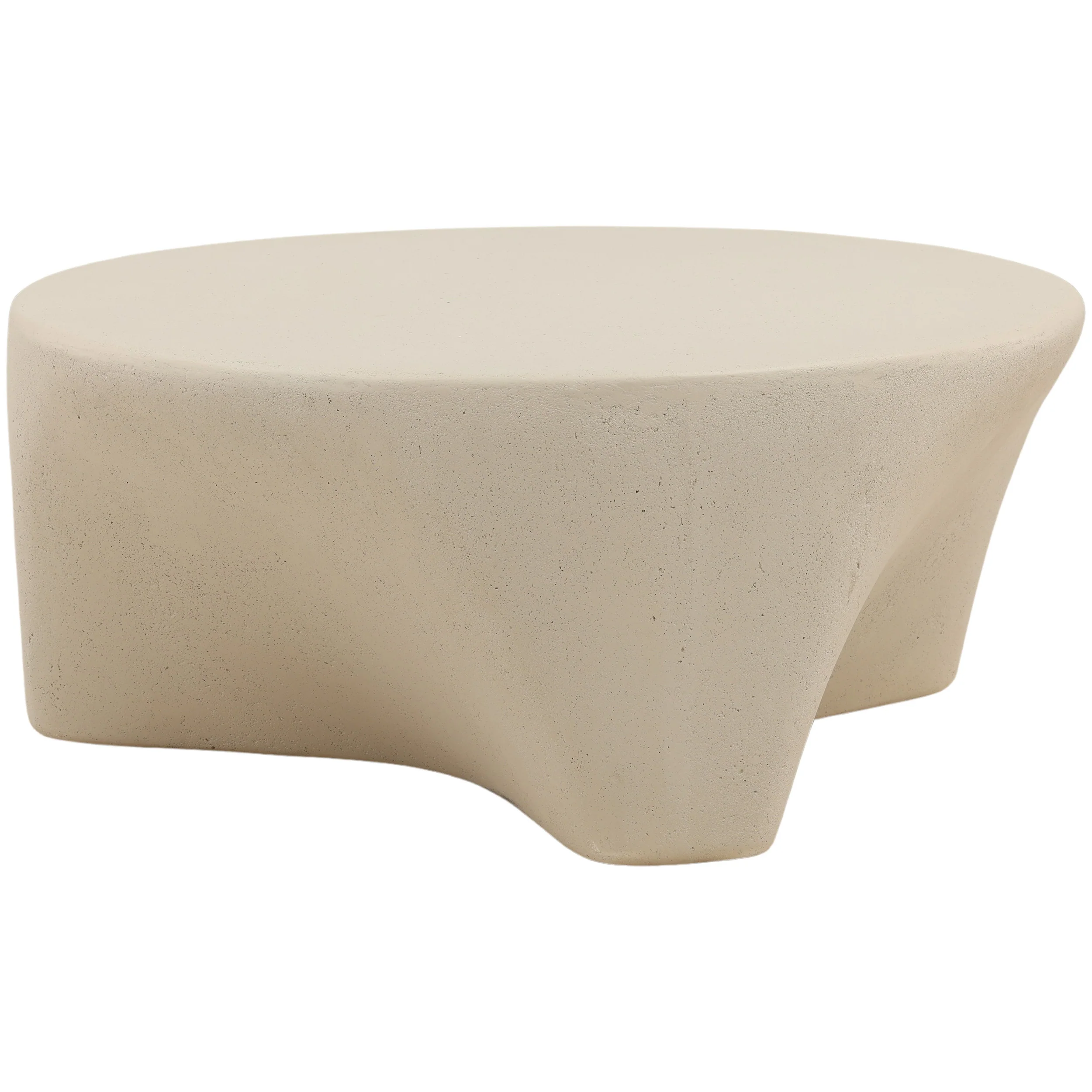 Lucius Outdoor Coffee Table, Ivory - Image 3